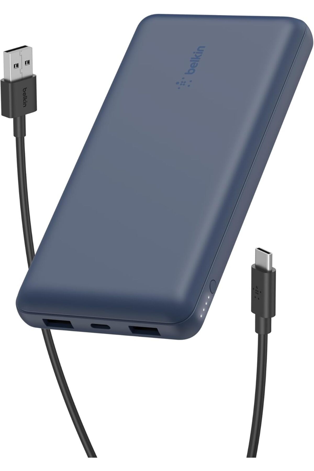 Mu Art Ahşap Mrt USB C Taşınabilir Şarj Cihazı 20000 mAh, USB Tip C Giriş Çıkış Bağlantı Noktalı 20K