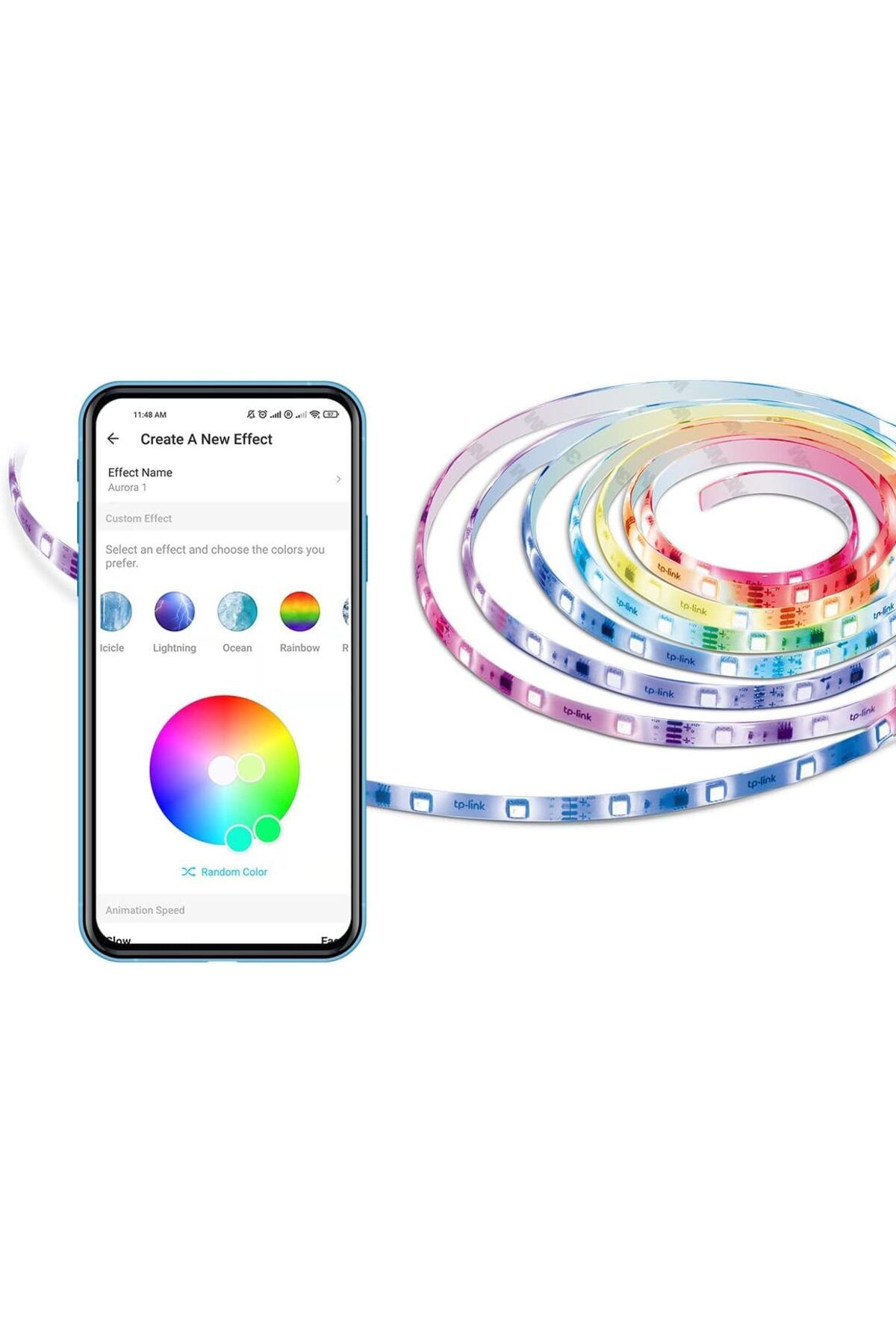 STOREMAX L920-5, Çok Renkli Akıllı Wi-Fi Şerit Led, Uyumlu  Wi-Fi Uygulama Kontrolü RGBW Çok Renkli LED Şerit