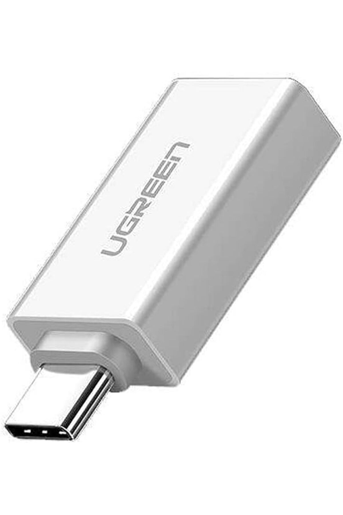 Mu Art Ahşap Mrt USB 3.0 Type-C Dönüştürücü Adaptör, Beyaz Art 871301