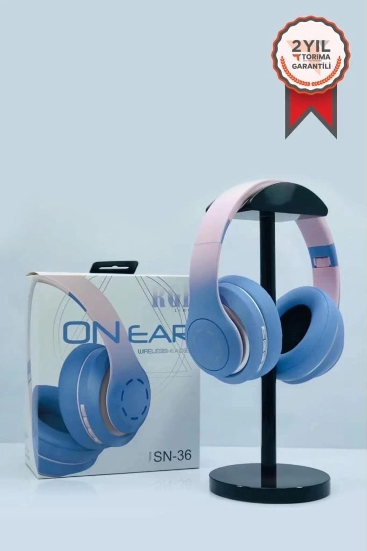 Ardan Home Sn-36 On-ear Kafa Üstü Kablosuz Kulaklık Bluetooth 5.1 Blue