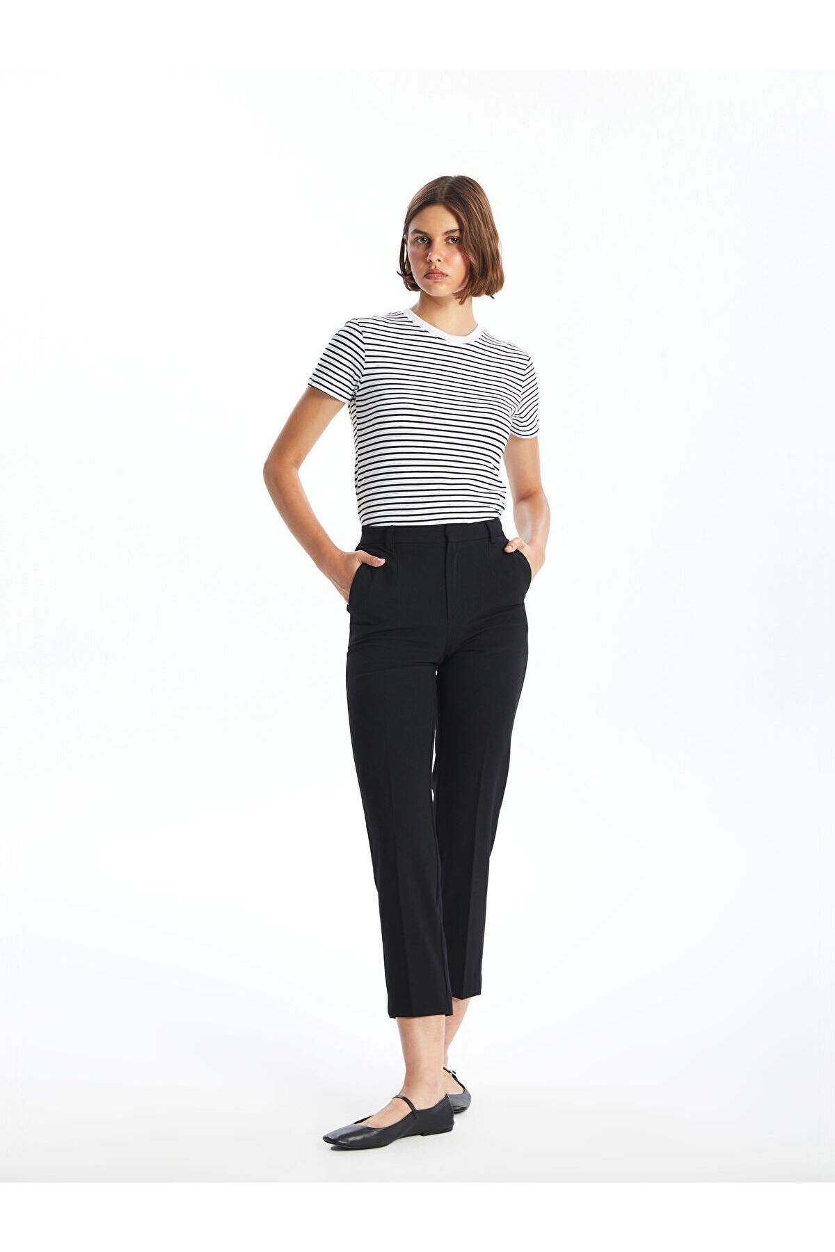 LC Waikiki Kadın Dar Fit Düz Pantolon