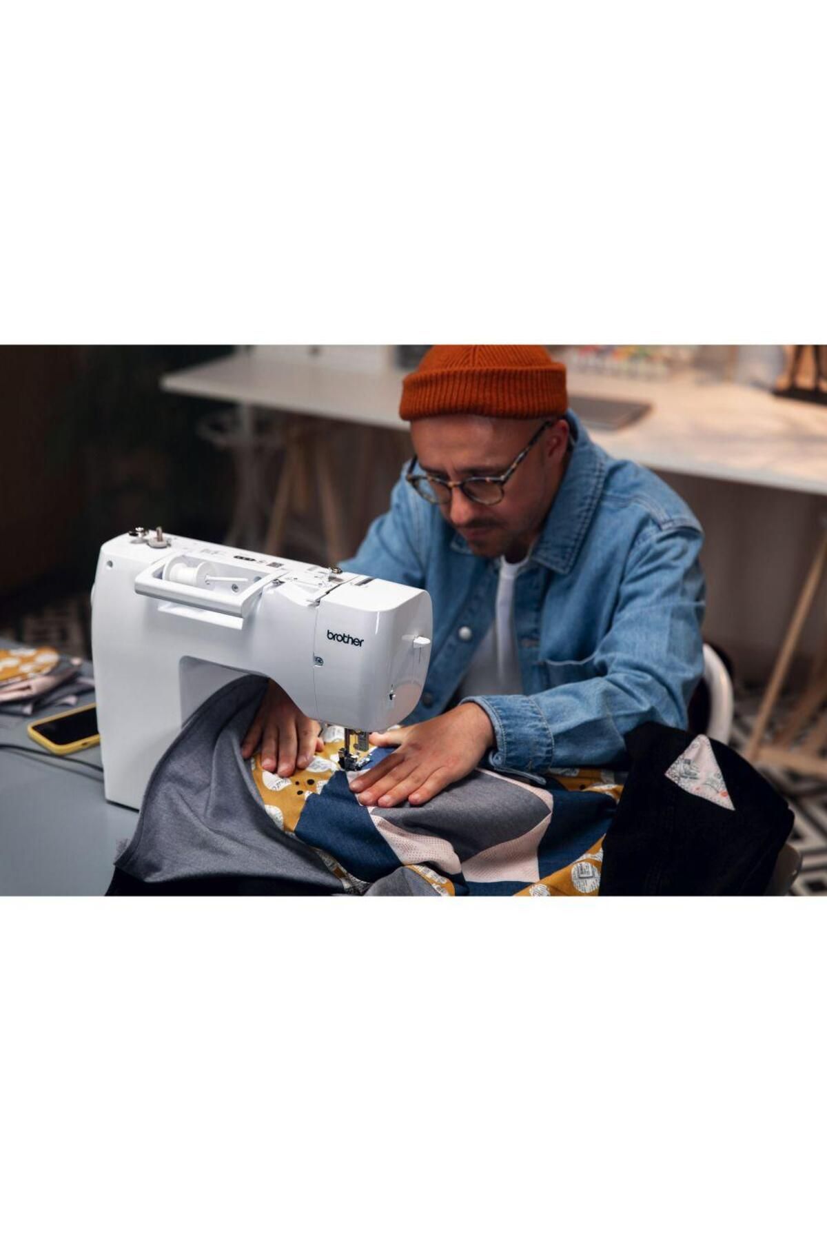 Brother-Brother Innov-is A65 Sewing Machine, 60 Stitch Patterns, 6 Buttonhole Patterns, LCD Screen, (White) 6