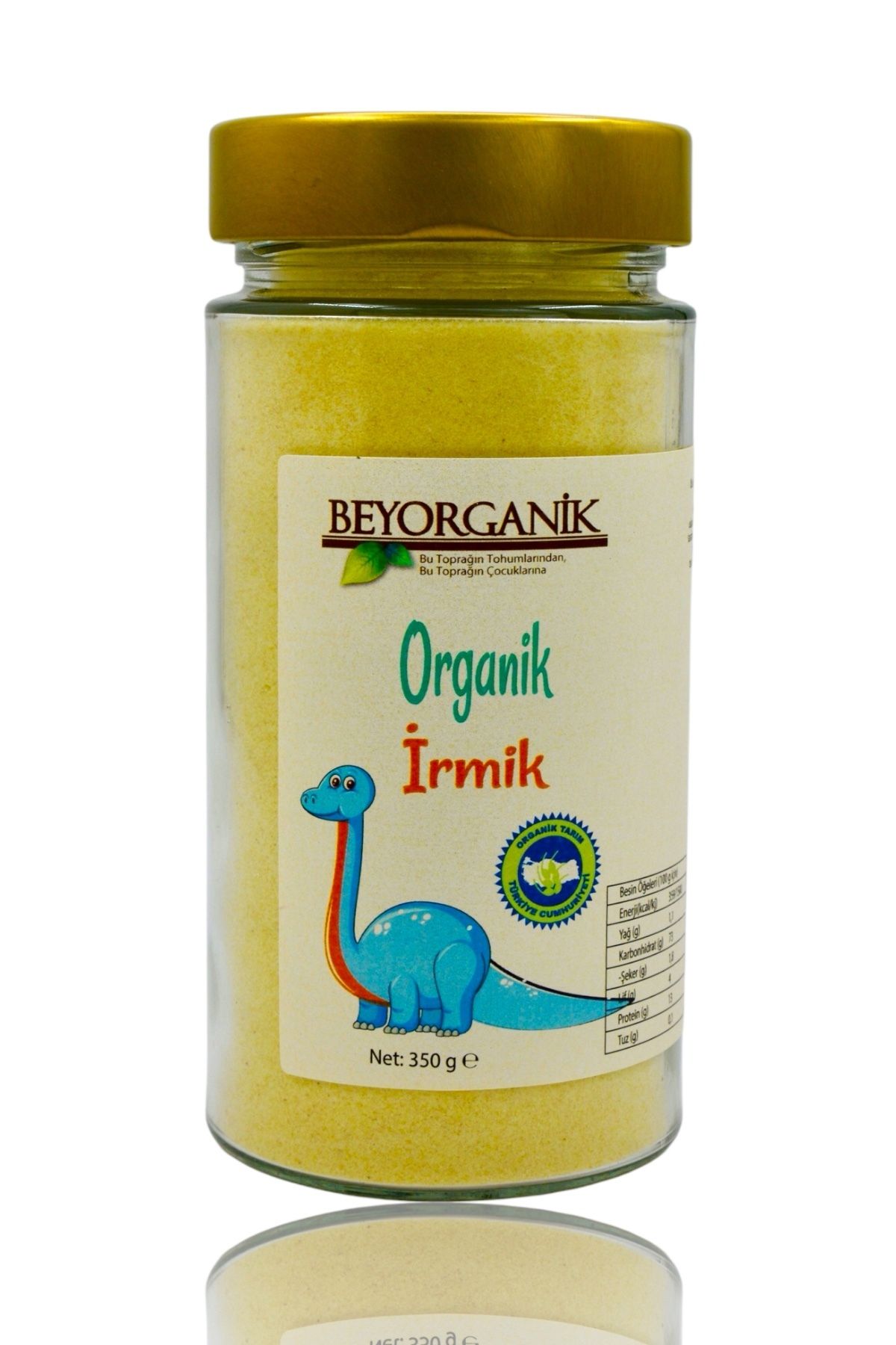 BEYORGANİK Organik Bebek irmik 350gr