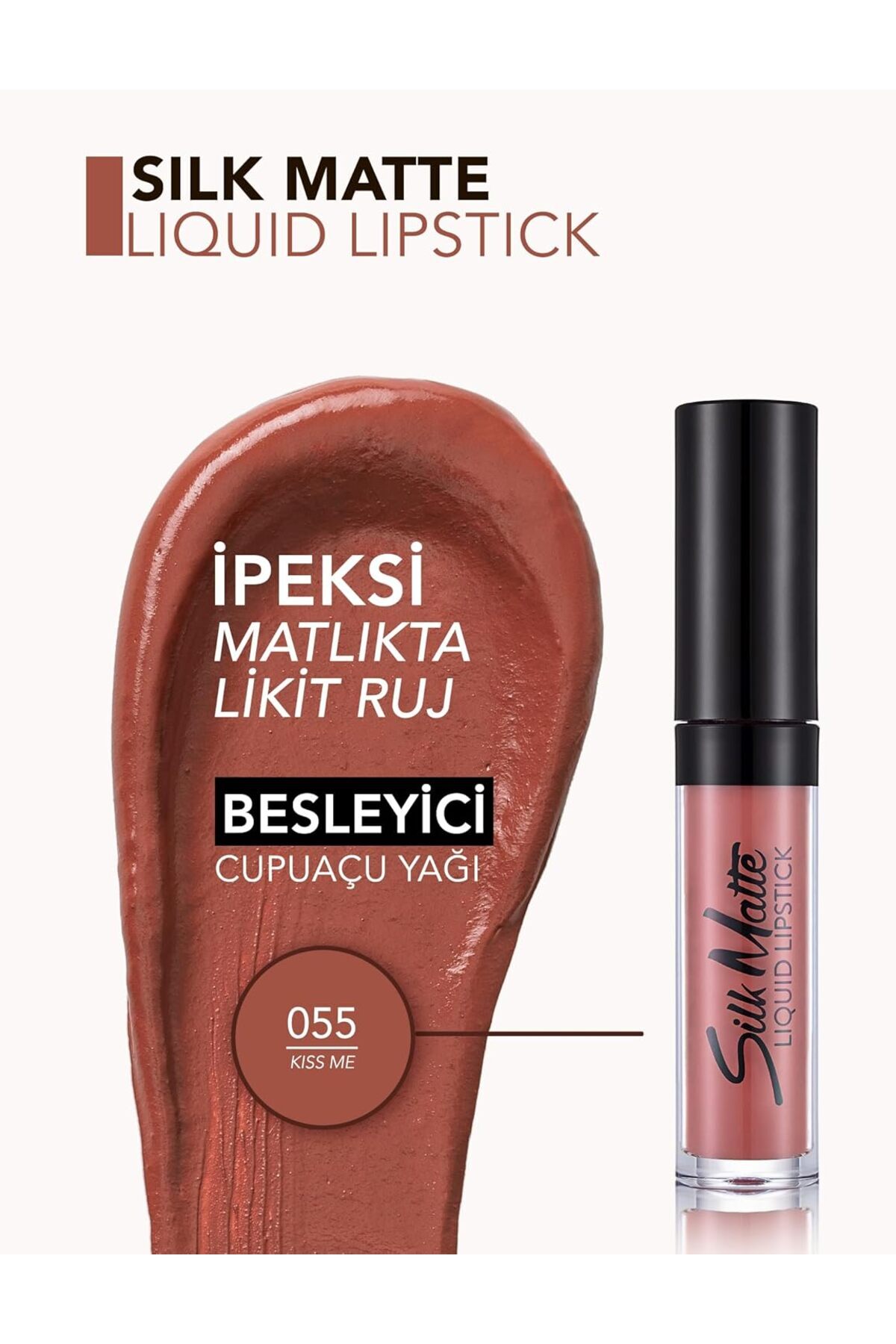 Flormar-Silky Matte Lipstick by FM, Shade 55 5