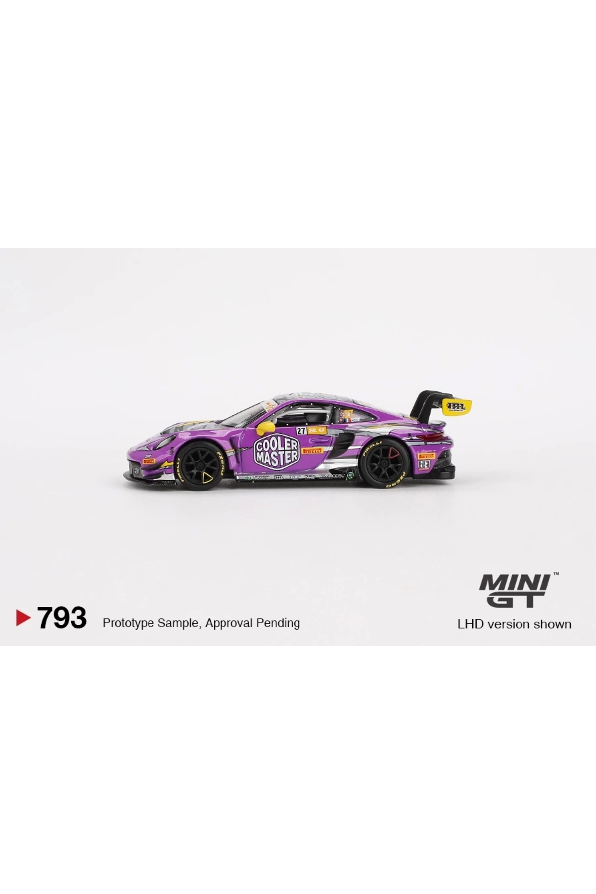 Genel Markalar MGT00793 1/64 Porsche 911 GT3 R #27 HubAuto Racing