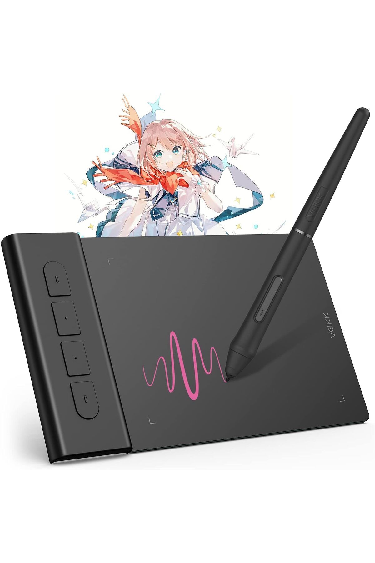 LUXE OSU Tablet Grafik Tablet VK430 4x3 inç, Pilsiz Stylus 290RPS Raporlama Hızı, 8192 Baskı Hassasi