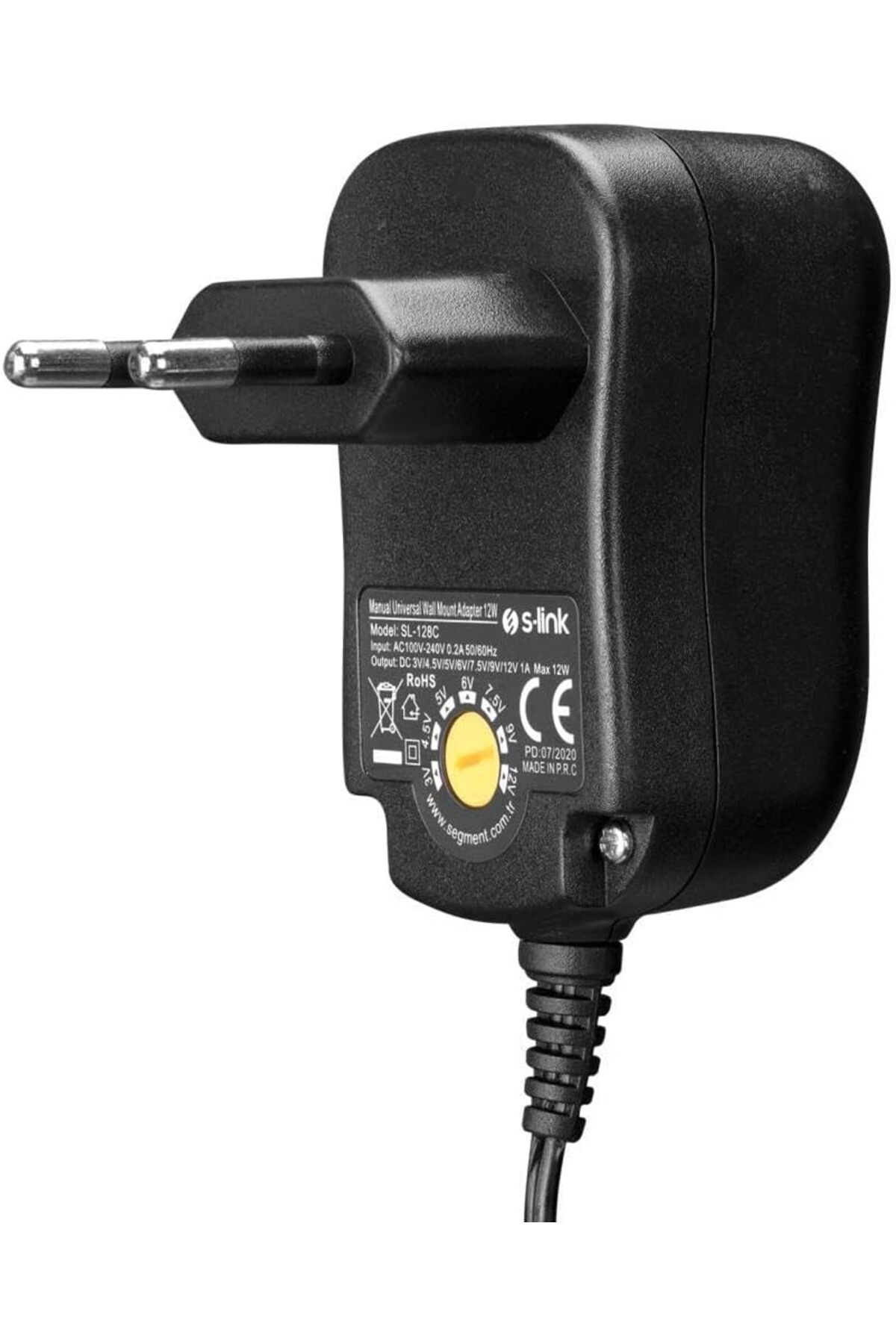 STOREMAX Sbl SL-128C 3 Volt - 12 Volt 1 Amper Ayarlı 8 Uçlu Swıtch Mode Plastik Kasa Adaptör SBLShp 10643