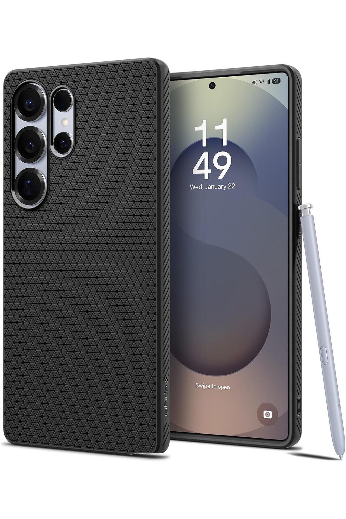 LUXE Galaxy S25 Ultra Kılıf Liquid Air Matte Black - ACS08953 LXSHP 1055529