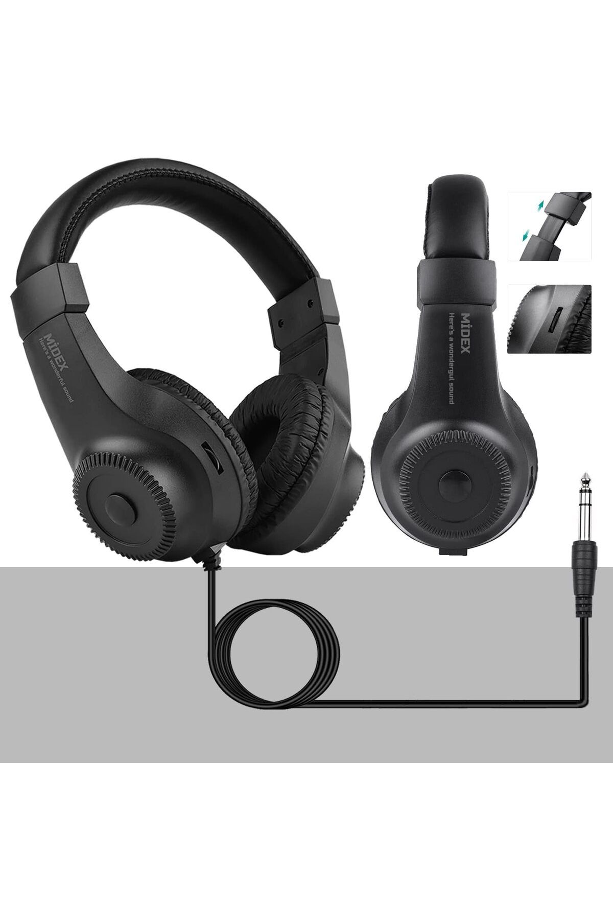 STOREMAX SRT RS-20 Stereo Kulaklık 50mm Sürücü 32 Ohm Çok Amaçlı Stüdyo Referans Dinleme DJ FxYM 1126