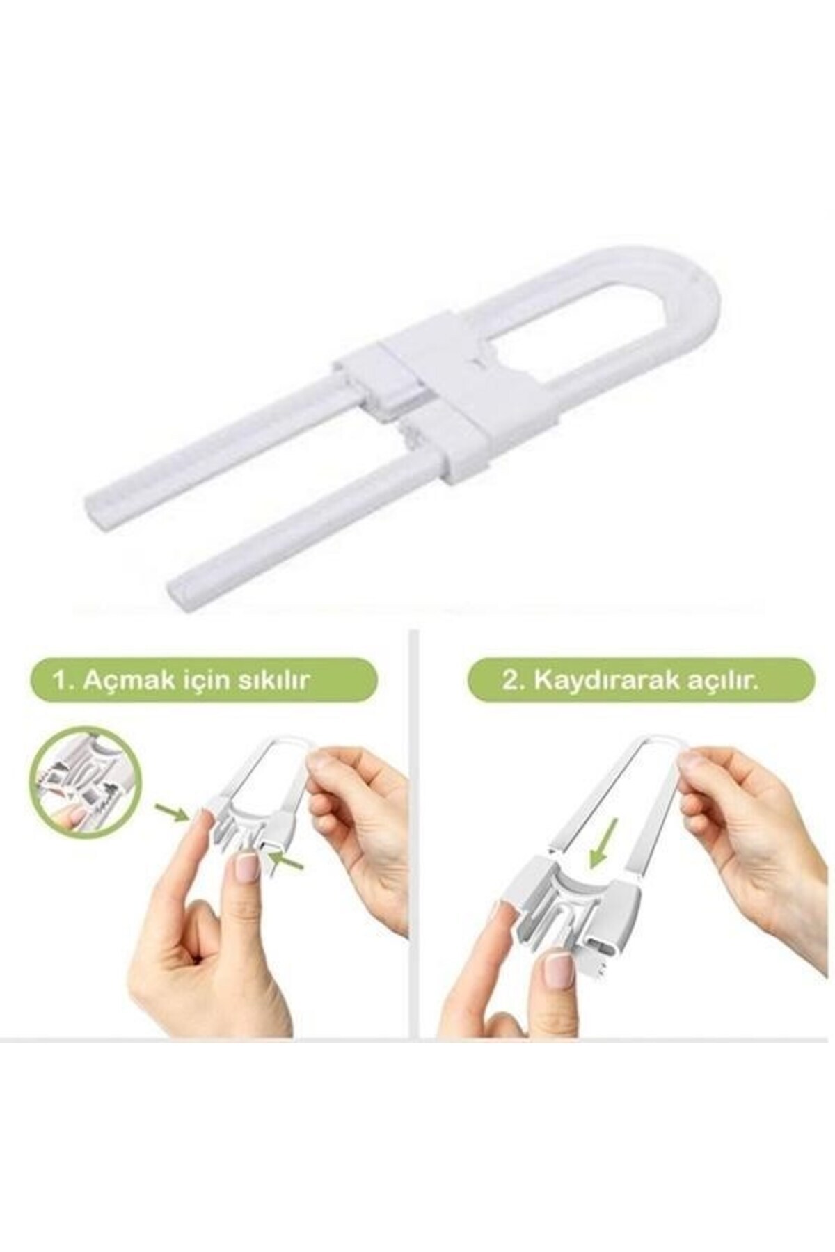 NW NessiWorld BUFFER® Bebek Çocuk Çekmece ve Dolap Koruma Raylı Güvenlik Sistemi Emniyet Kilidi/ Bay Her Telden fotoğrafı 2 (önizleme)