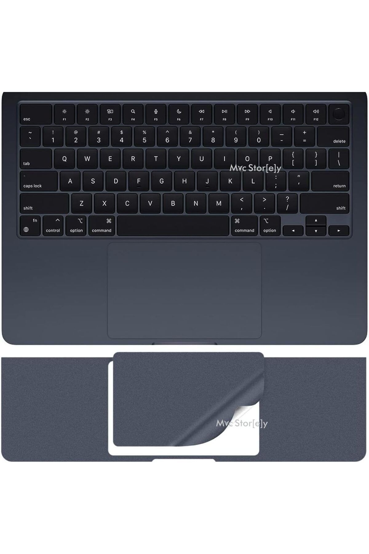 STOREMAX Ezg Macbook Air M3-M2 15 inç Sticker Film Koruyucu Touchpad Trackpad (TouchID'li) A2941 A3114 ile U