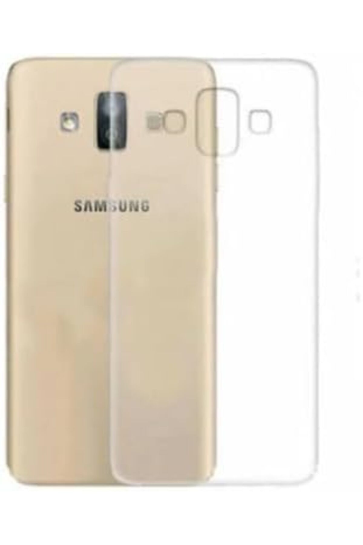 STOREMAX ELZ Galaxy J7 Duo Uyumlu Şeffaf Süper Silikon Kılıf FRNTR 1127478