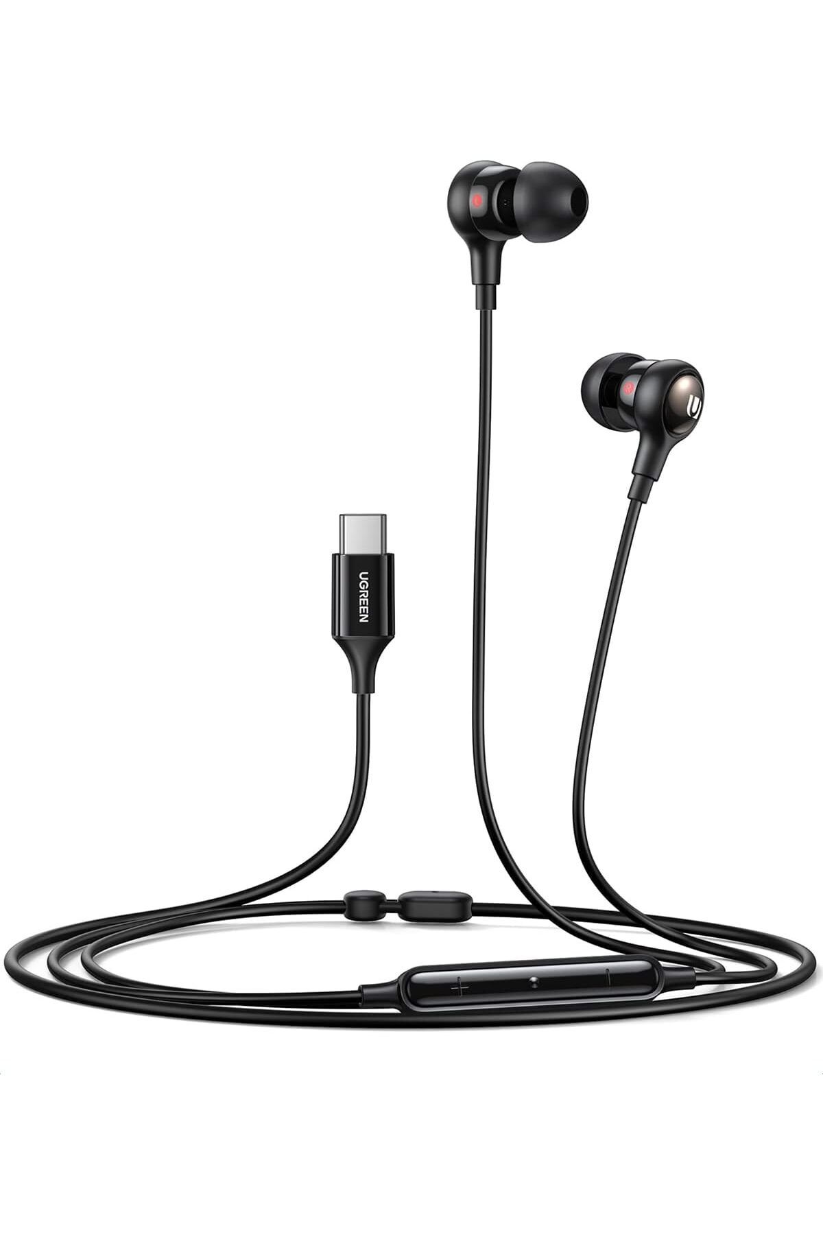 STOREMAX USB C Kablolu ve Mikrofonlu Kulaklık Kulak İçi USB C Kulaklık iPad Pro, Pixel 3, Xperia 5, Gala