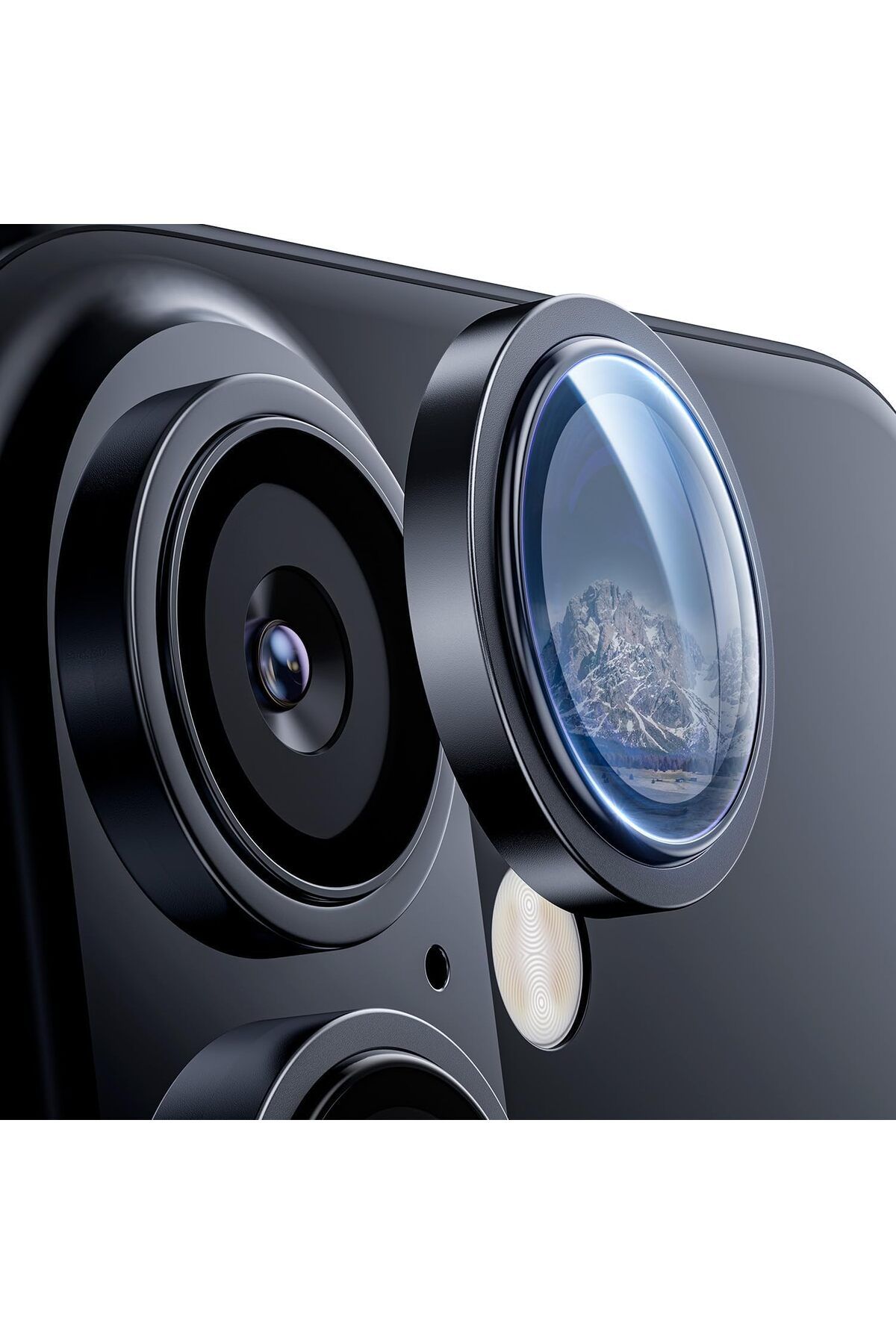 STOREMAX OZN iPhone 16 ve 16 Plus ile Uyumlu Alüminyum Alaşım Çerçeveli ve 9H Sertliğinde Temperli Caml