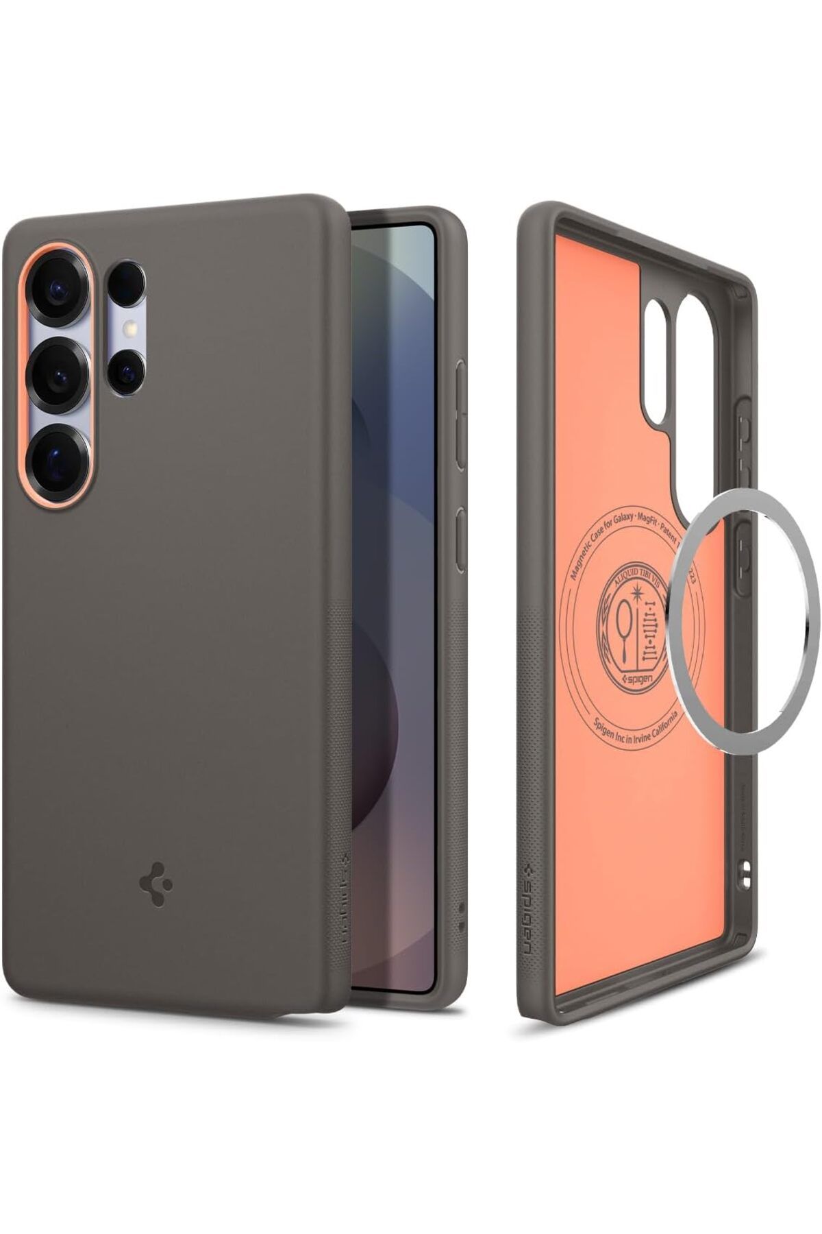 STOREMAX ELZ Caseology Galaxy S25 Ultra Kılıf Nano Pop Mag özellikli Papaya Gray - ACS09058 FRNTR 1127478