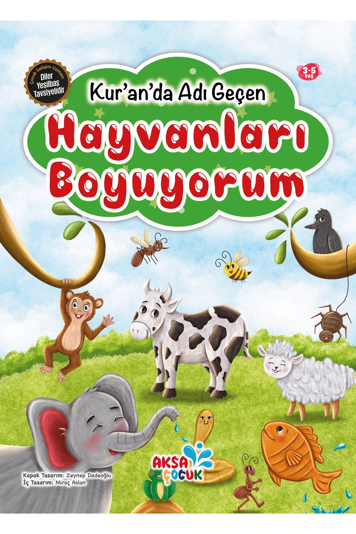 Aksa Kur'an'da Adı Geçen Hayvaları Boyama Kitabı