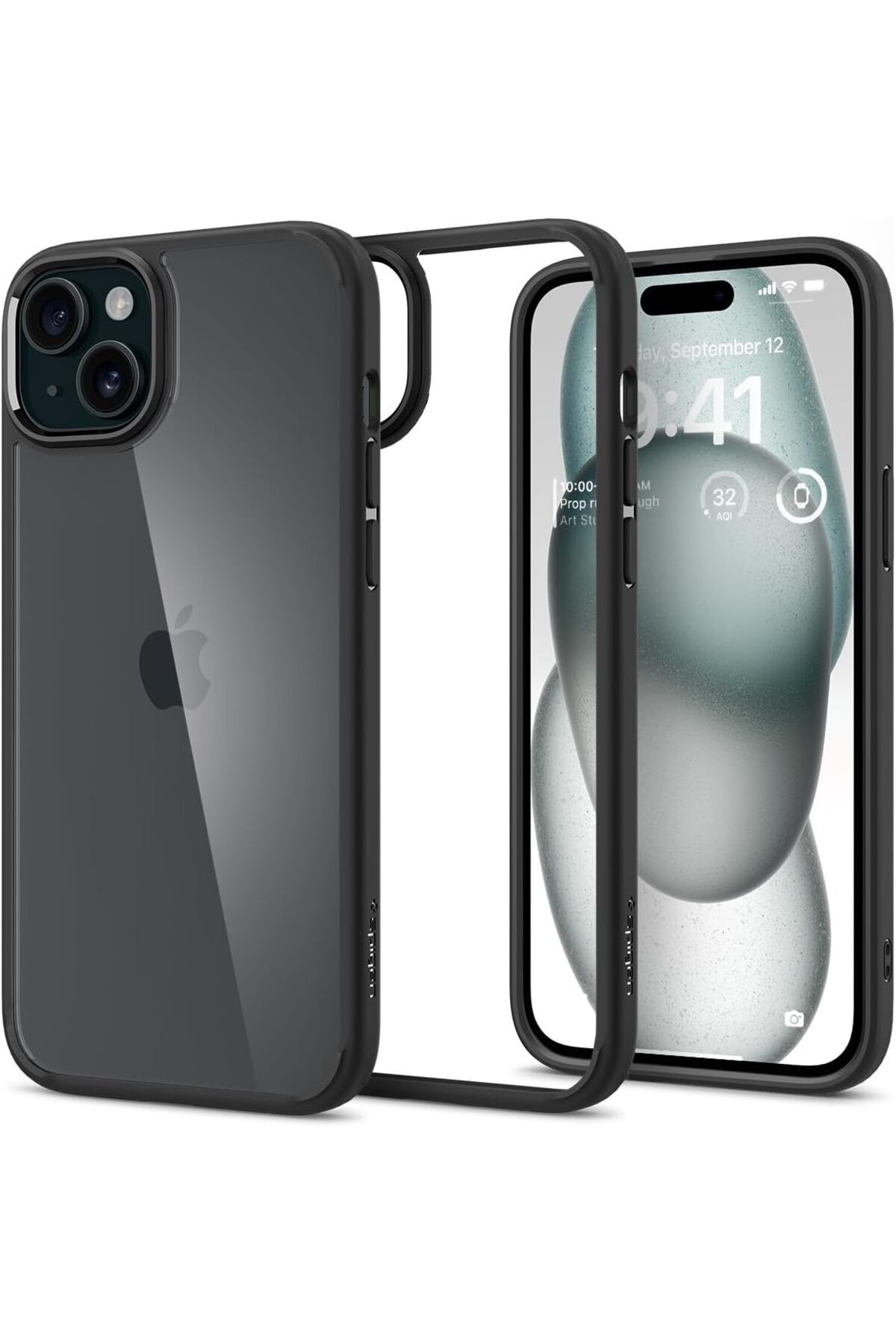 STOREMAX ELZ iPhone 15 Kılıf Ultra Hybrid Matte Black - ACS06799 FRNTR 1127478