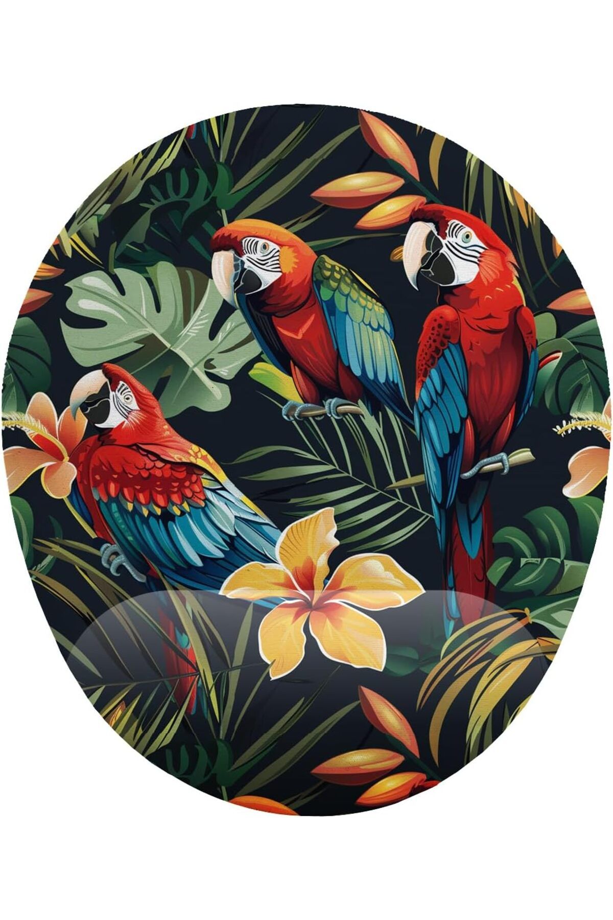 STOREMAX OZN fikirler Papağan Kuşlar Bilek Destekli Mouse Pad OZNstre 1094633