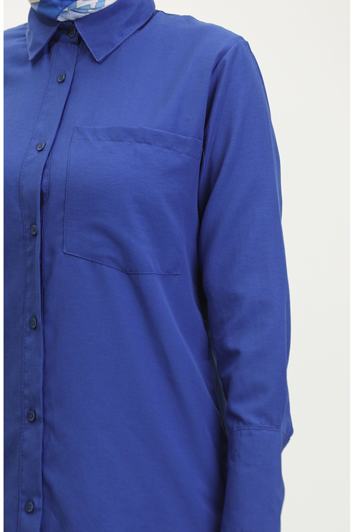 sefamerve-Saks Tunic 4820-02 - Buttoned 4