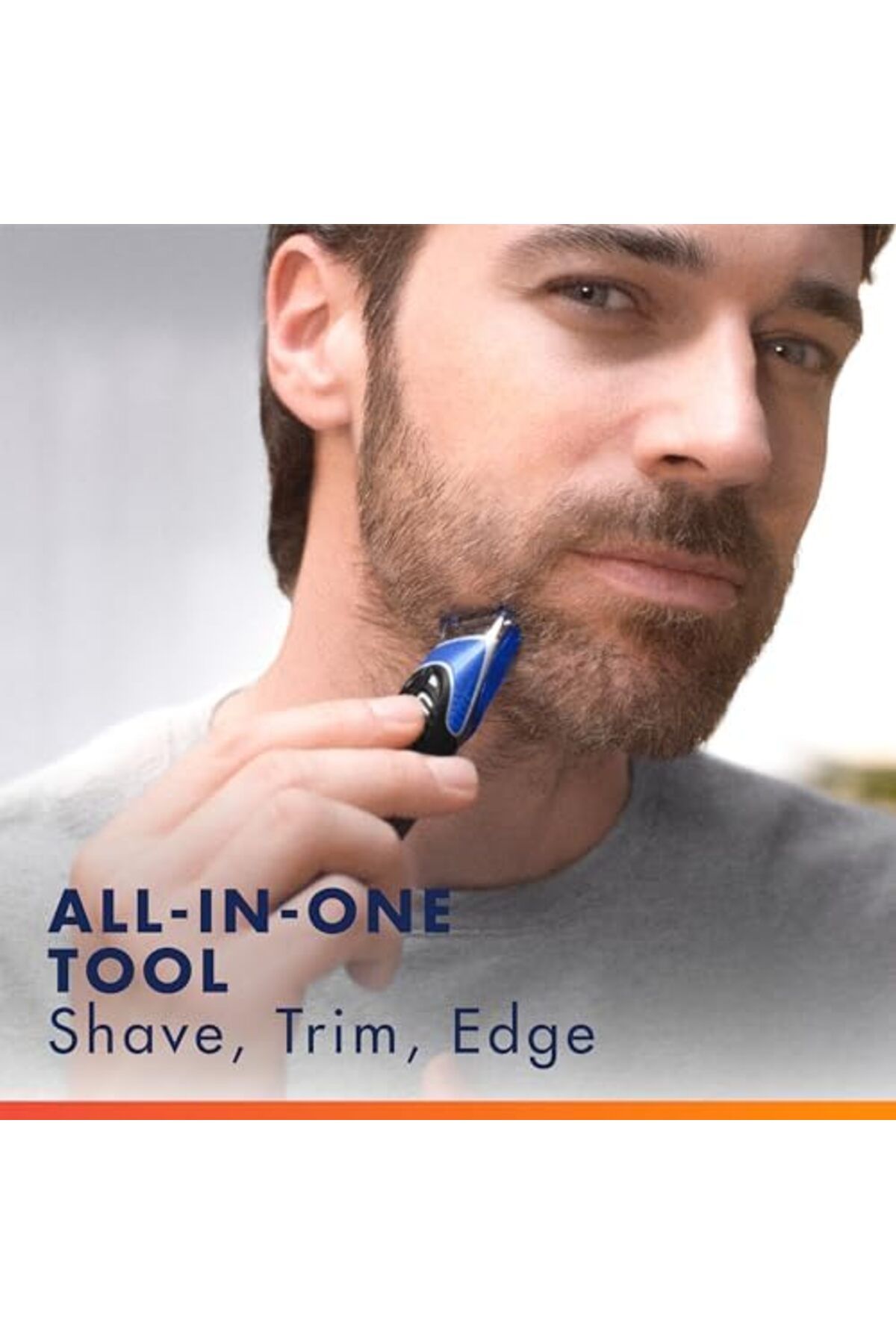 Gillette-Styler, 1 Beard Trimmer for Men with 1 ProGlide Razor Blade Refill, 1 Battery, 3 Comb Attac 7