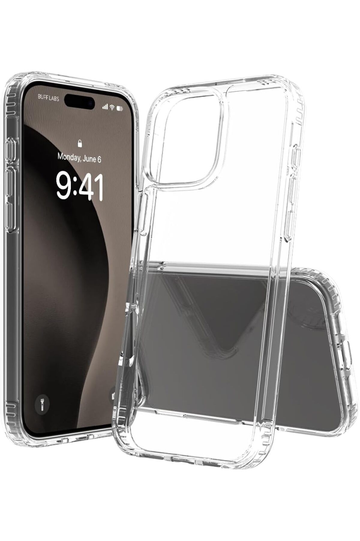 STOREMAX LABS iPhone 16 Pro Max ile Uyumlu Air Hybrid Darbe Emici TPU + PC Kılıf (Crystal Clear) TrendBaza