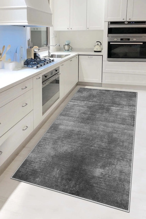 df home Kesme mutfak halısı Desenli Dijital Baskı Yıkanabilir Kaymaz Taban  İ...