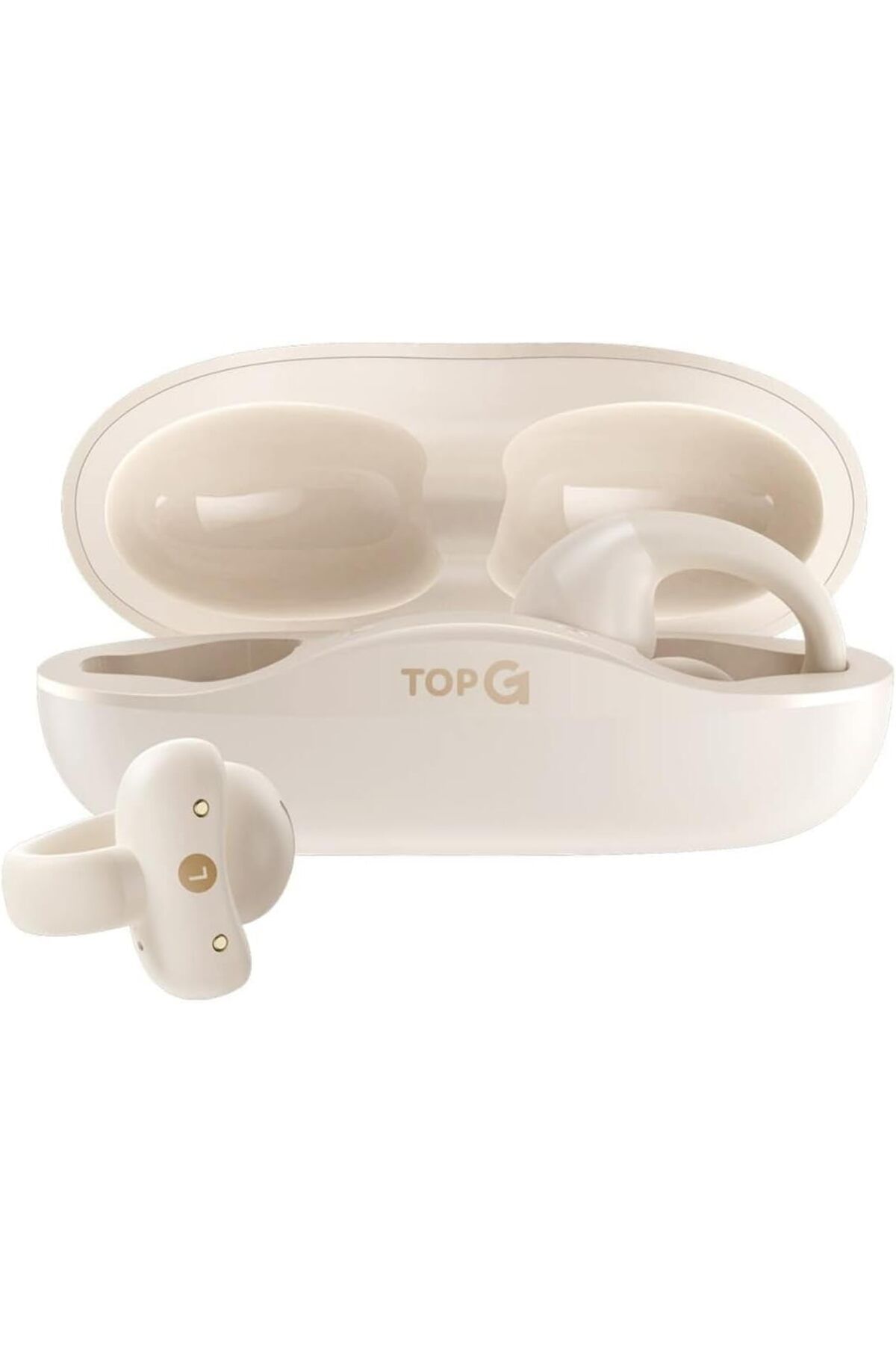 STOREMAX SRT Vox Q4 Ear Clip Bej Kulak Içi Bluetooth Kulaklık FxYM 1126906