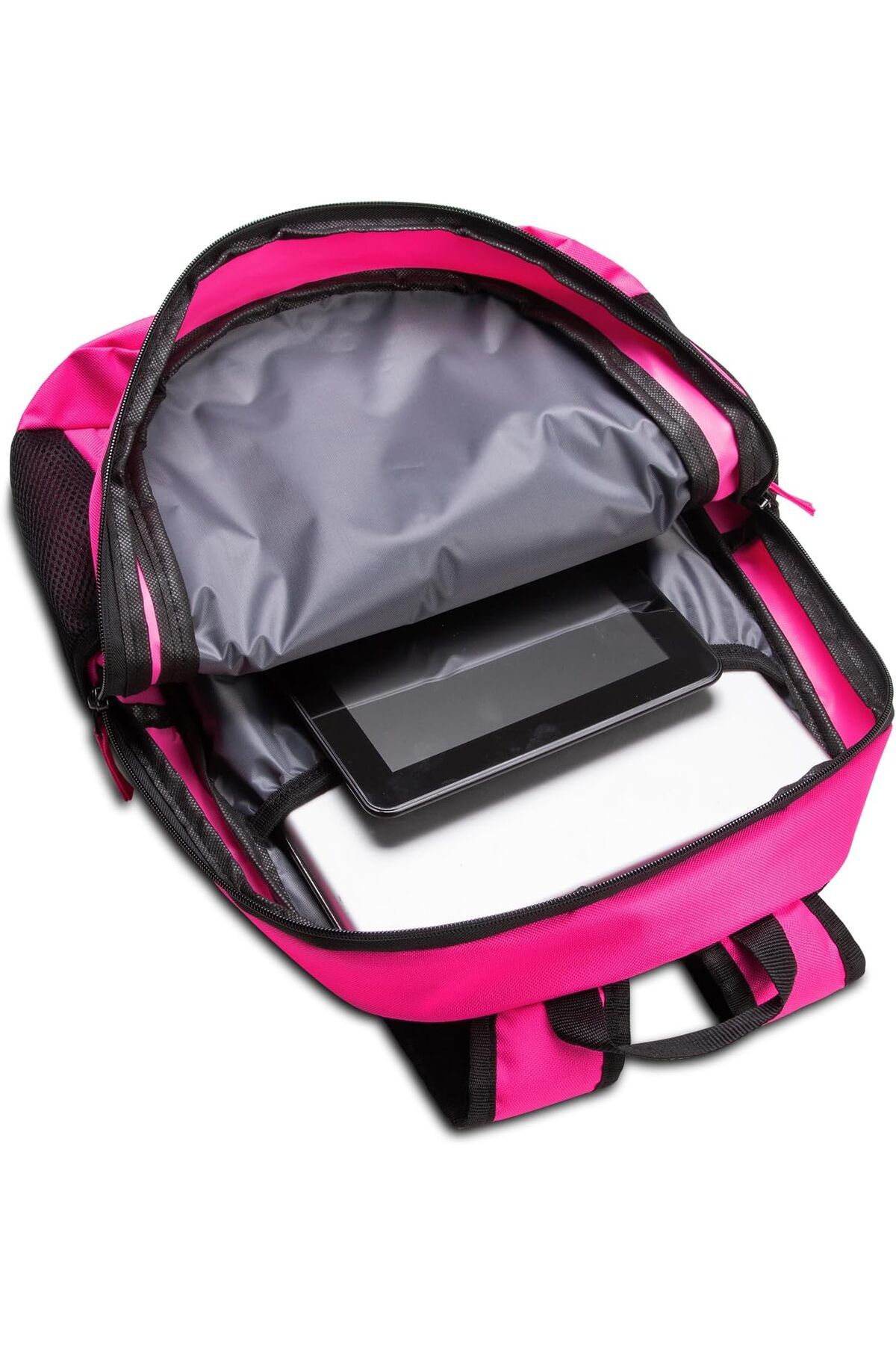 Mu Art Ahşap Mrt BP-WTX106 WTXpro Serisi, Su Geçirmez Kumaş, 15.6" Laptop Notebook Sırt Çantası, Pembe Art 8