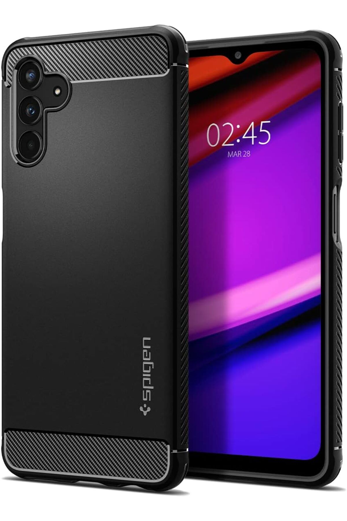 STOREMAX Galaxy A04s / Galaxy A13 5G Kılıf Rugged Armor Matte Black - ACS04692 TrendBazaar 1057563