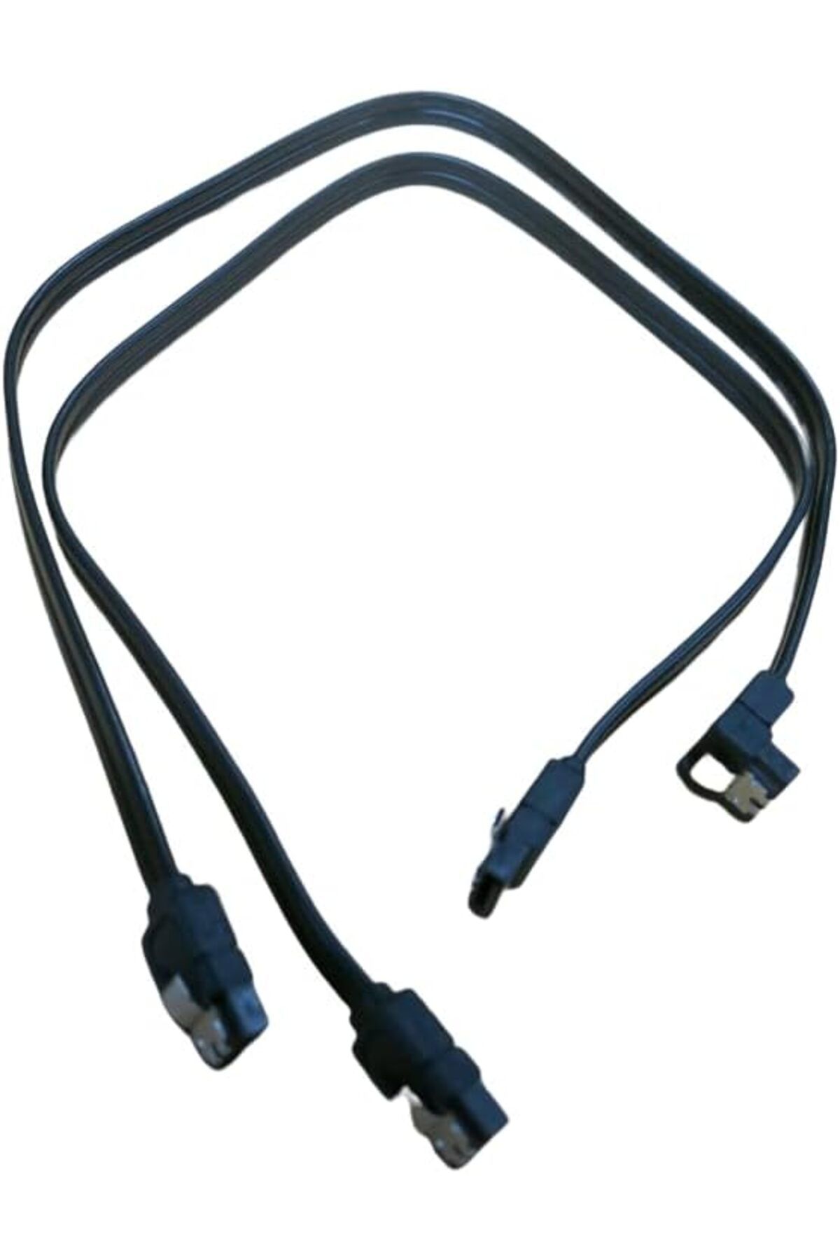 STOREMAX Ezg 2'li SATA III Kablo 40cm, 6 Gbits, 90° Açılı, 1 Düz ve 1 90 Derece Açılı, Ezsnsh
