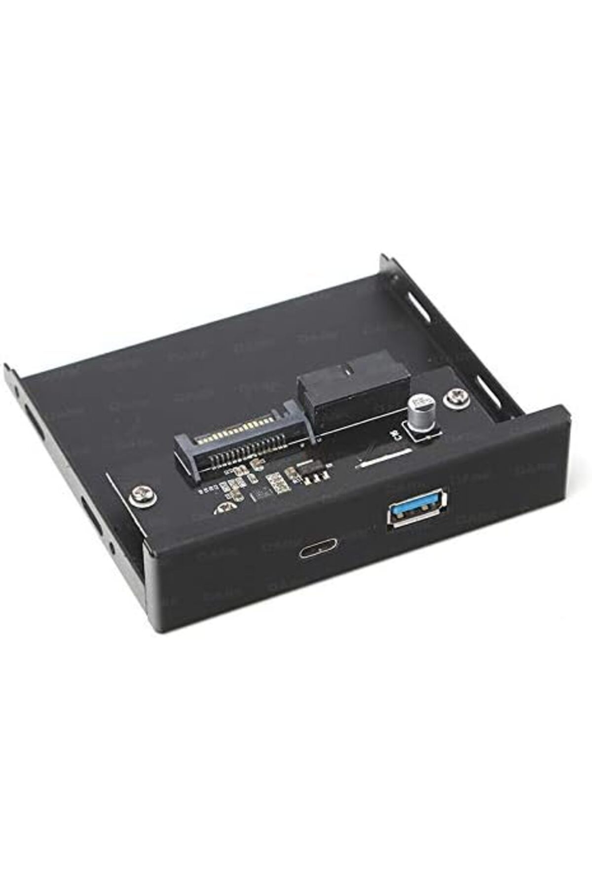 LUXE 19pin USB 3,0 Anakart Bağlantısı - USB 3,1 Type-C + USB 3,0 Dönüştürücü 3,5" Ön Panel (DK