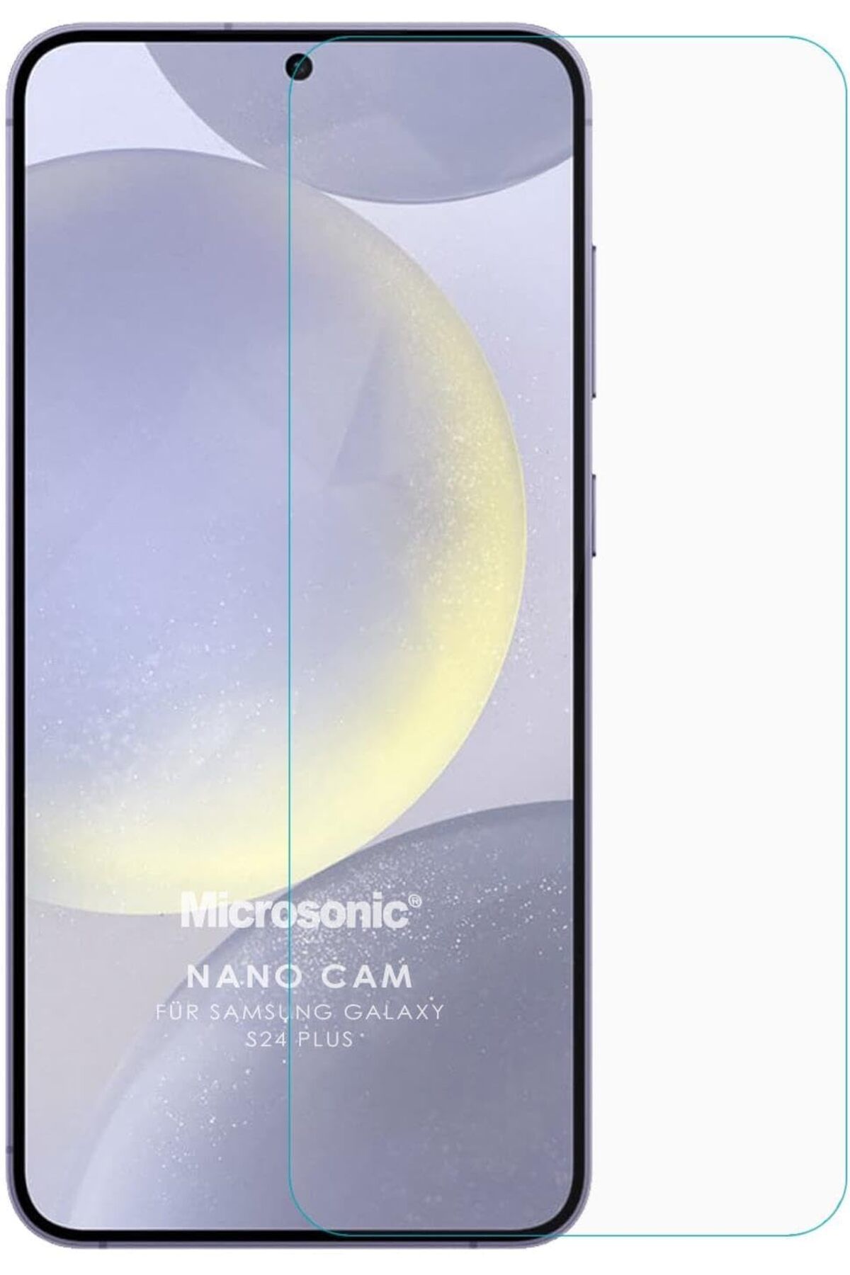 STOREMAX ELZ Galaxy S24 Plus Nano Glass Cam Ekran Koruyucu [Galaxy S24 Plus ile Uyumlu Ekran Koruyucu - Şeff