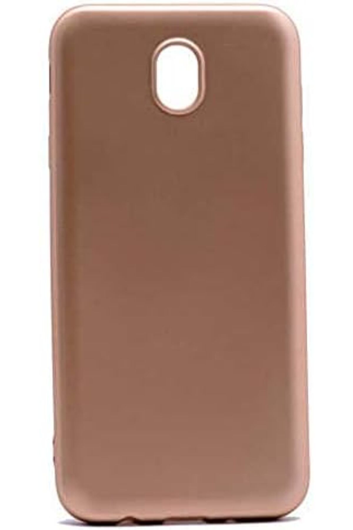 STOREMAX SRT Galaxy J5 Pro Uyumlu Mat Yumuşak Silikon Kılıf (Altın Rengi) FxYM 1126906