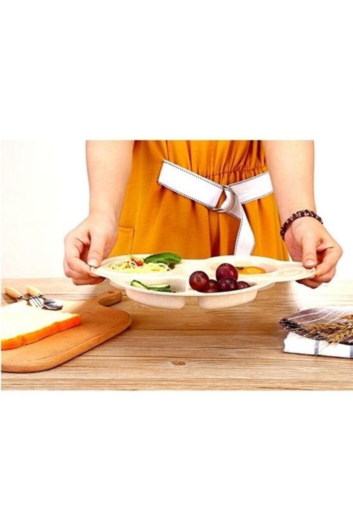 Leyaton Bebekler İçin Araba Şeklinde Sevimli Mama Tabağı Çocuk Tabldot LWLHM-RSYT34 fotoğrafı 2 (önizleme)