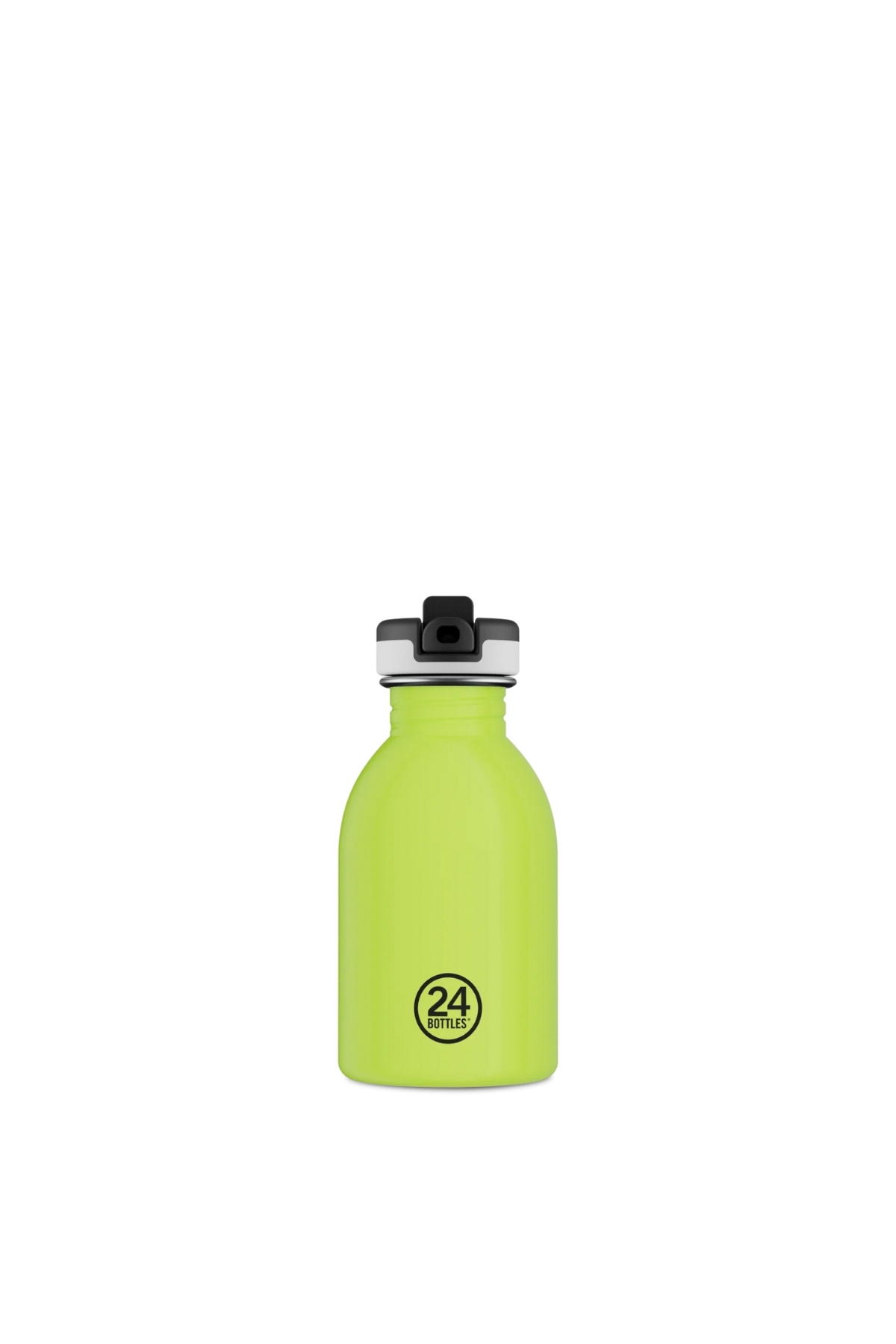 24Bottles Kids Bottle Reactive Sarı/Yeşil Paslanmaz Çelik Çocuk Su Matarası 250 ml fotoğrafı 2 (önizleme)