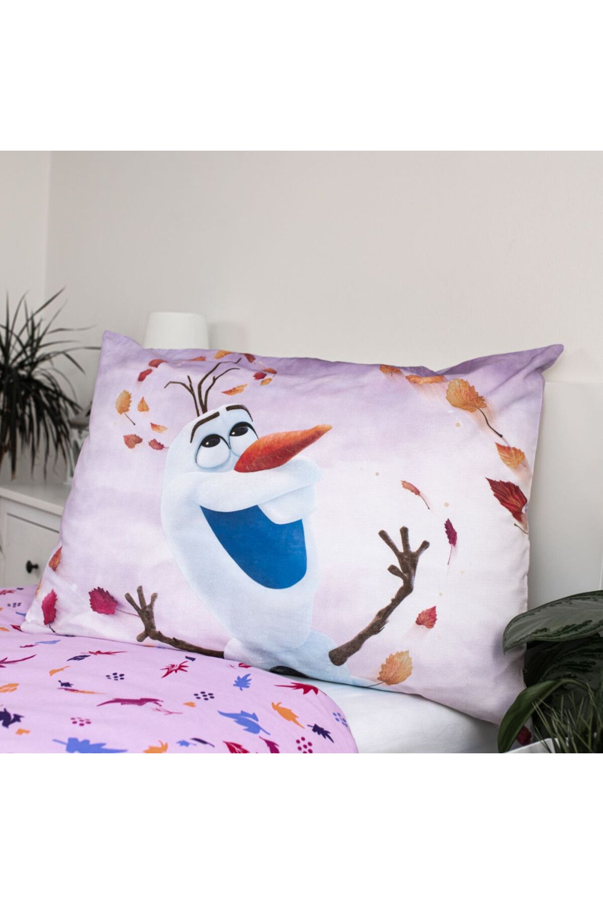 Frozen-2-piece bed linen set, Duvet cover, 140x200 cm, pillowcase, 70x90 cm, Multicolor, Wind, Frozen 4