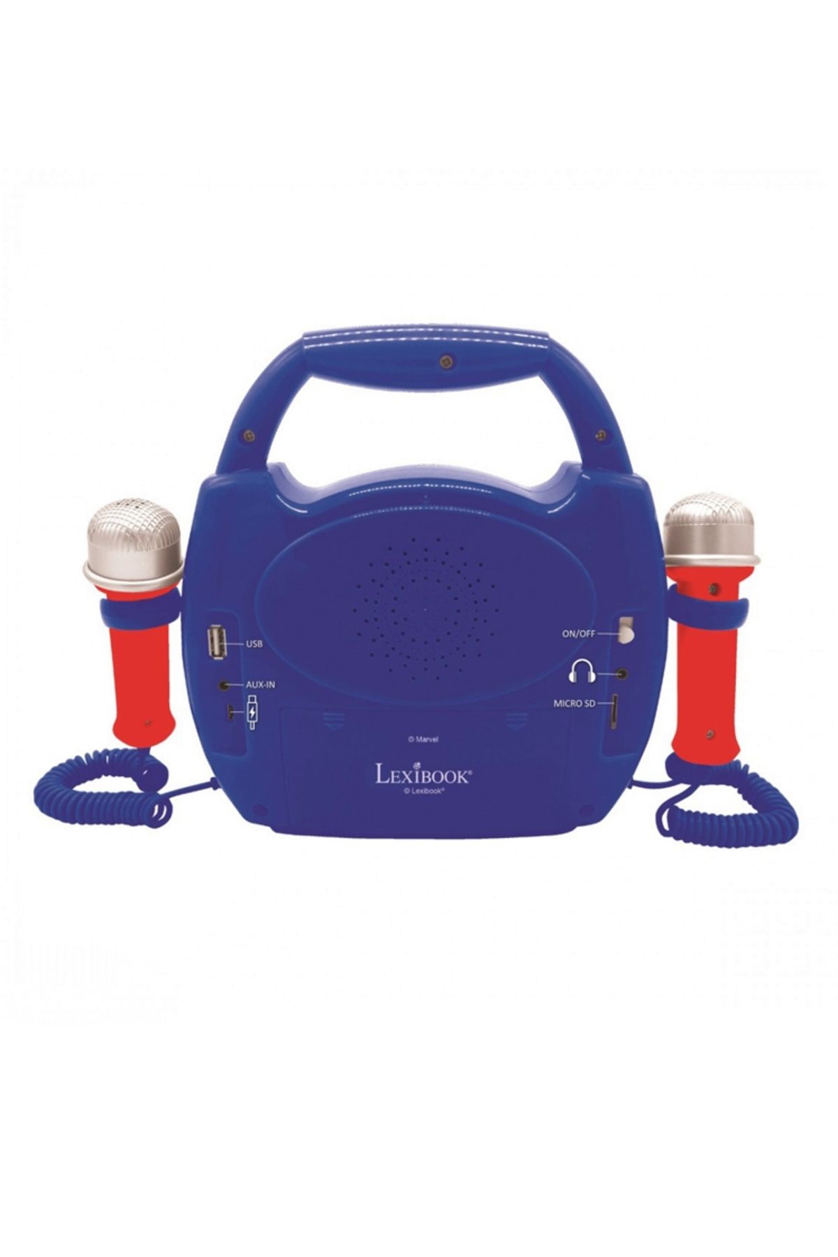 SPIDERMAN-Portable Karaoke Machine with 2 Spiderman Microphones 2