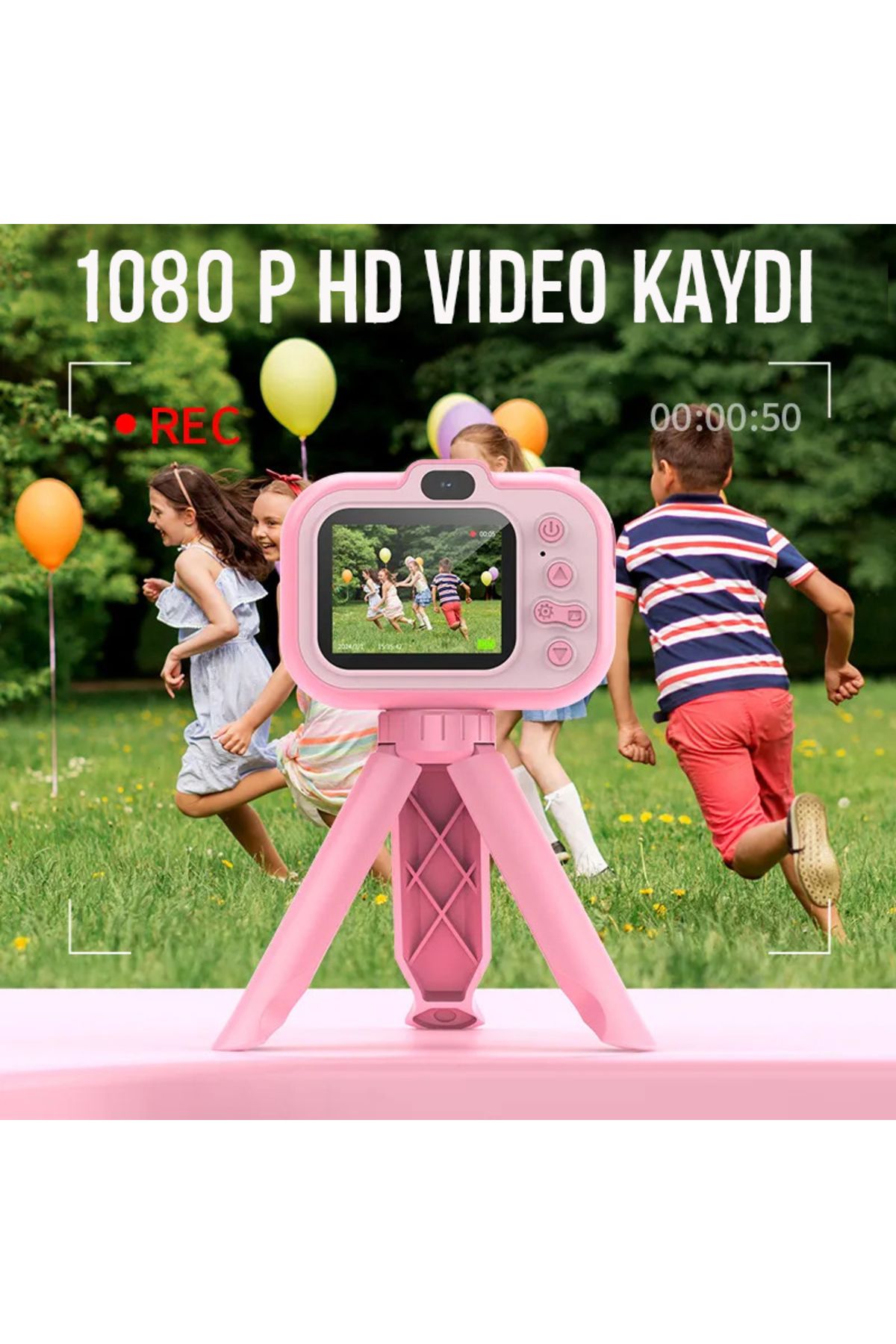 ALWAYS TEKNOLOJİ Çocuklar İçin Djital Eğlence Kamerası Full HD