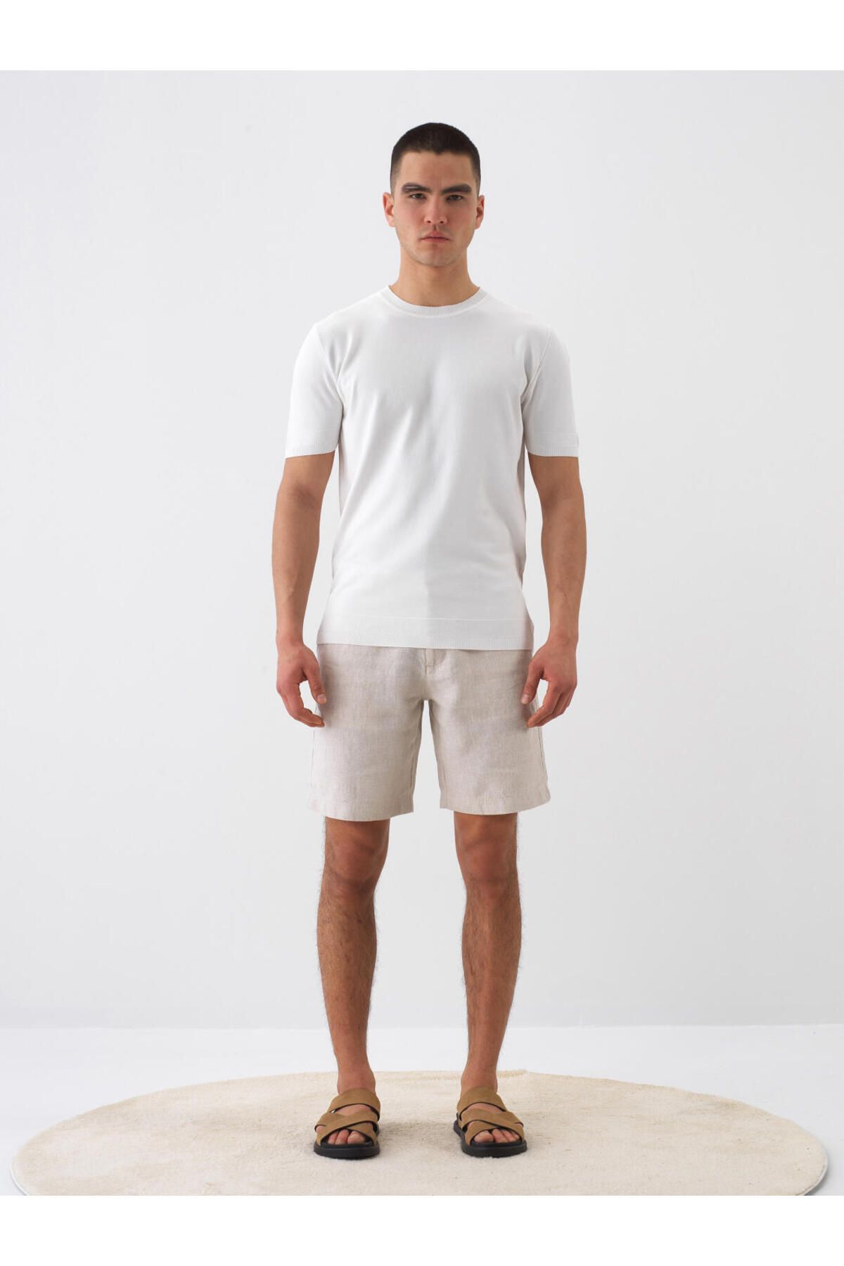 Xint-Men's White Regular Fit Sweater 2
