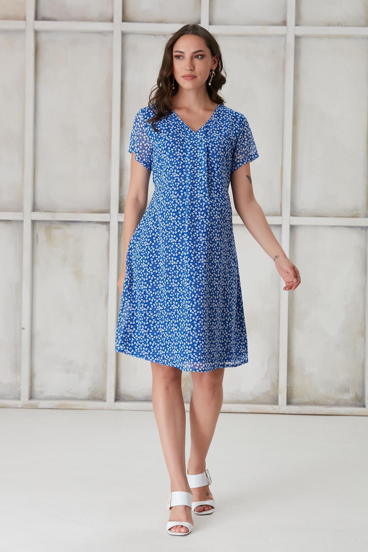 LİYACA-Chiffon Maternity Dress 6