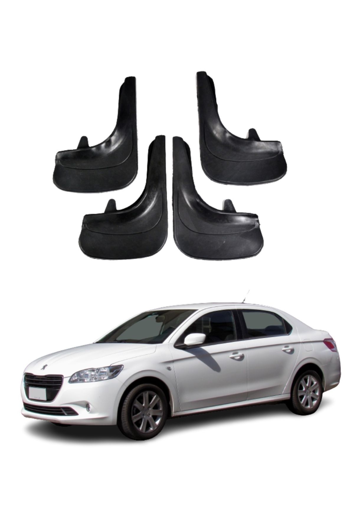 SONİKON LİNE-Peugeot 301 Compatible 4-Piece Dust Cover Mudguard Mudguard Modified 1