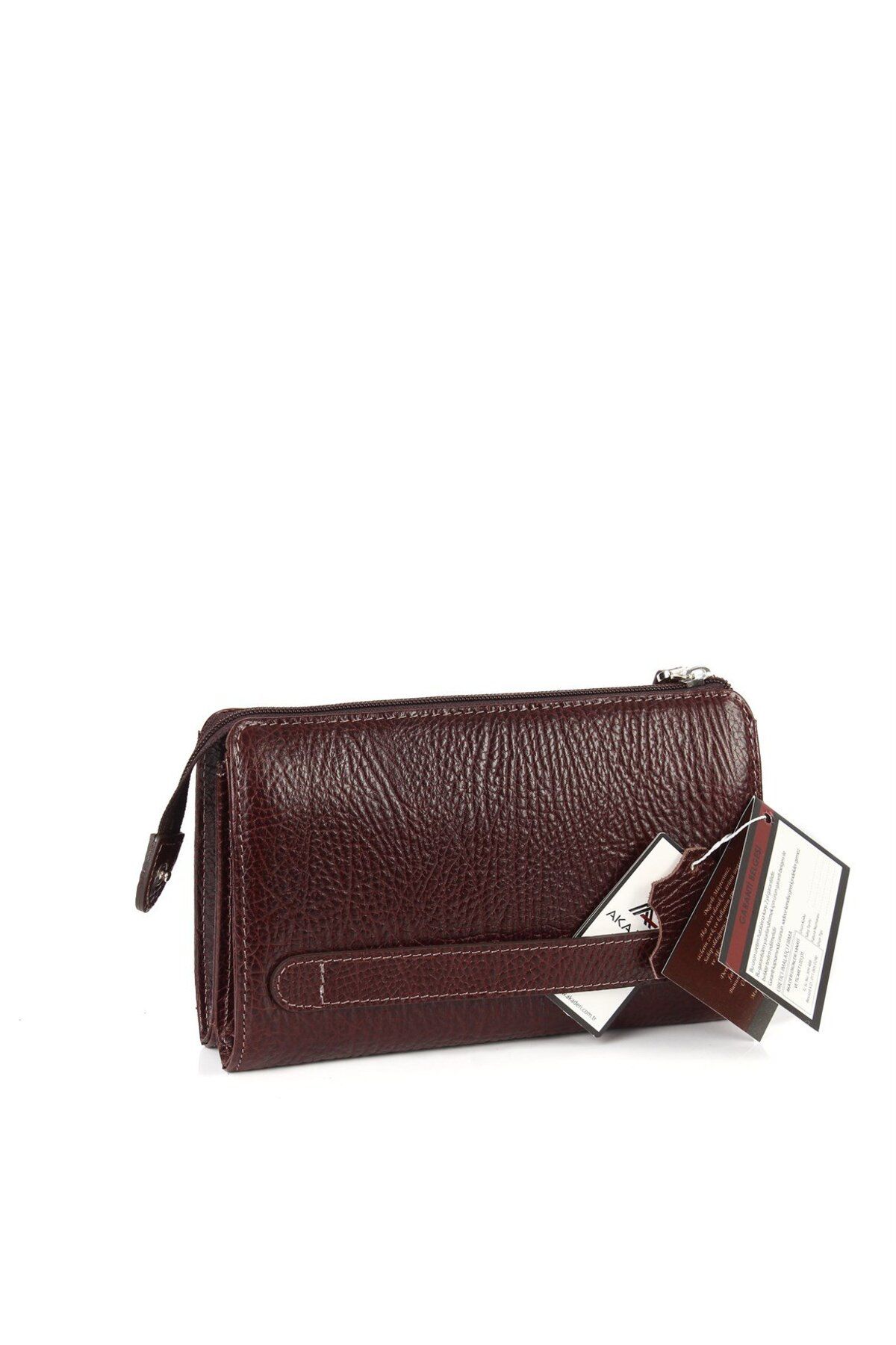 Aka-Brown Leather Handbag - 319 61 3