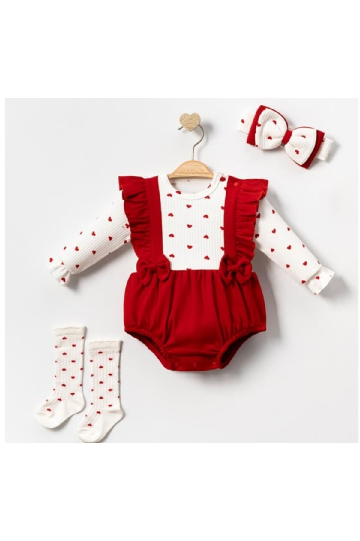 lebikidz-Romper with Socks Heart 1