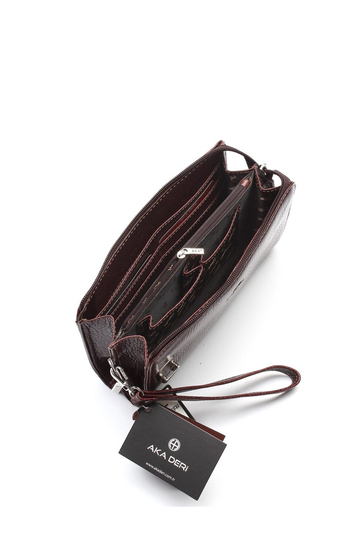 Aka-Brown Leather Handbag - 319 61 4