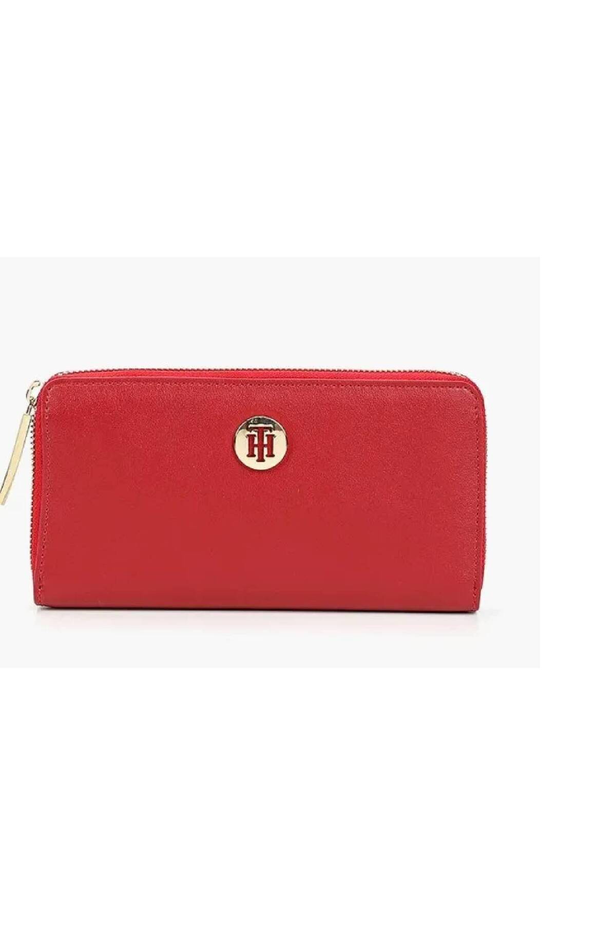 Tommy Hilfiger-Red Women's Wallet Aw0Aw08603 0Kp 6