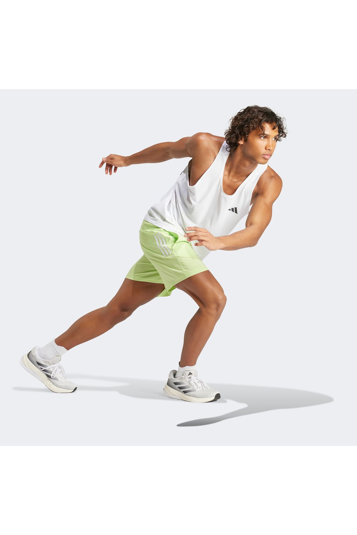 adidas-Own the Run Men's Green Running Shorts 2