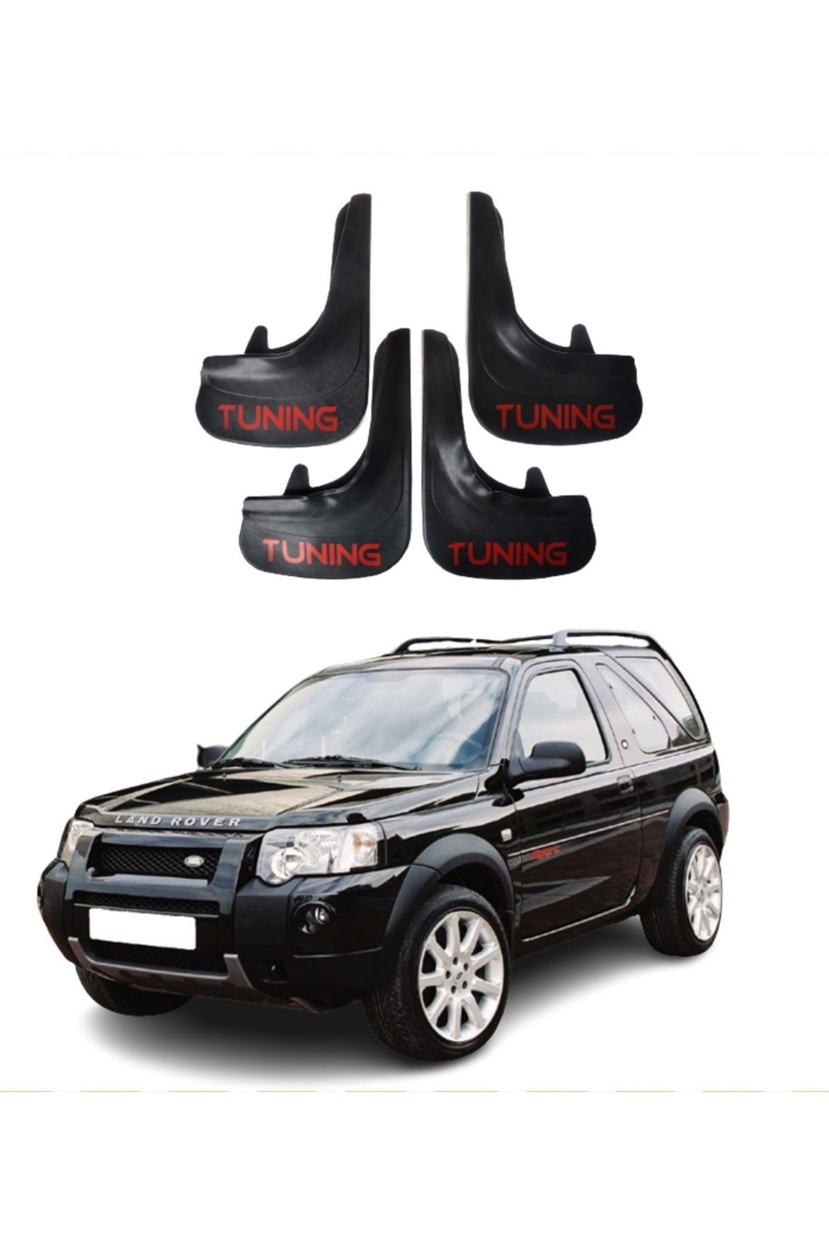 SONİKON LİNE-Land Rover Freelander 1 Compatible Tuning Written 4-Piece Dust Cover Mudguard Mudguard Modified 1