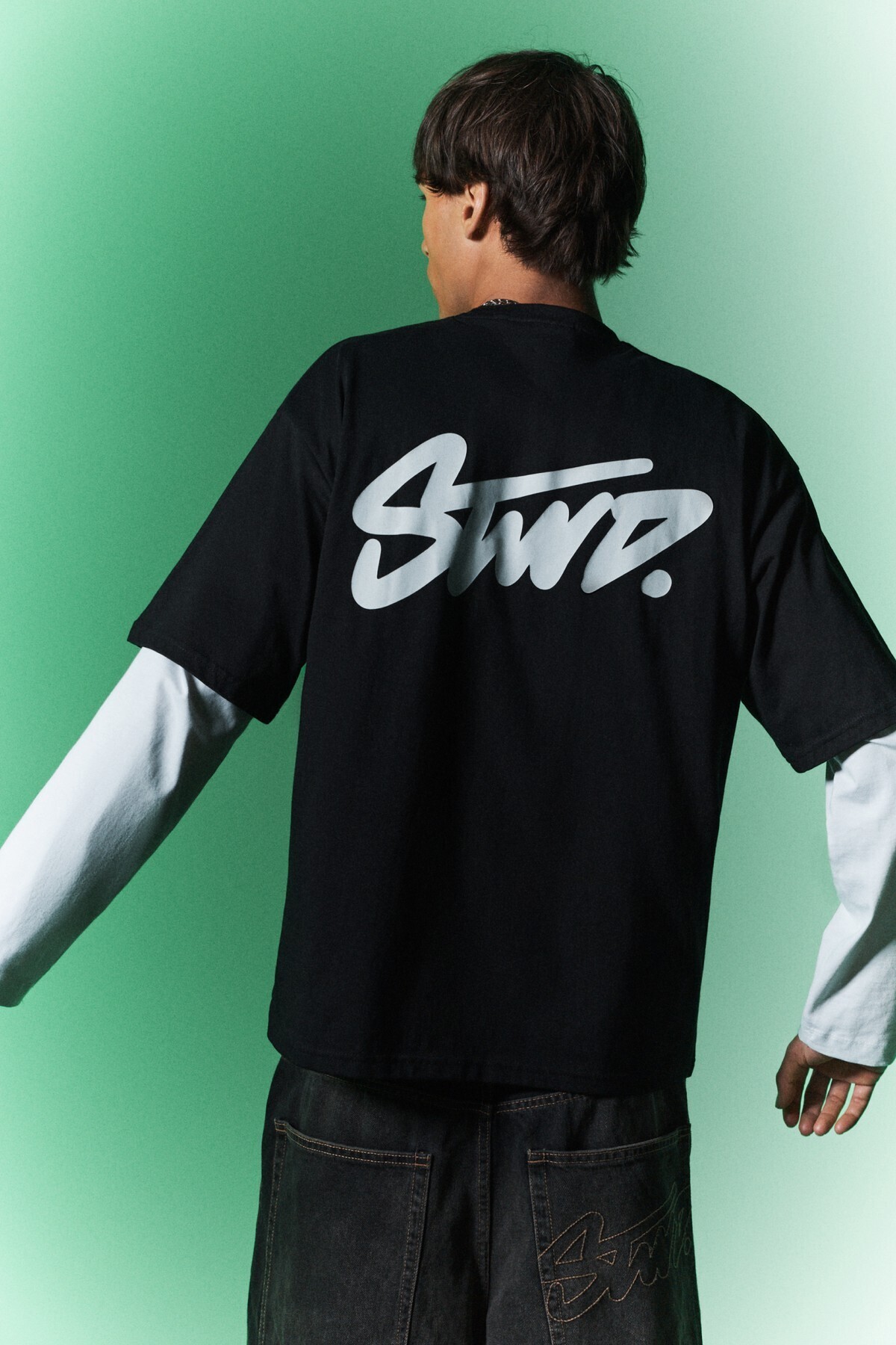 Pull & Bear-T-shirt with STWD logo 1