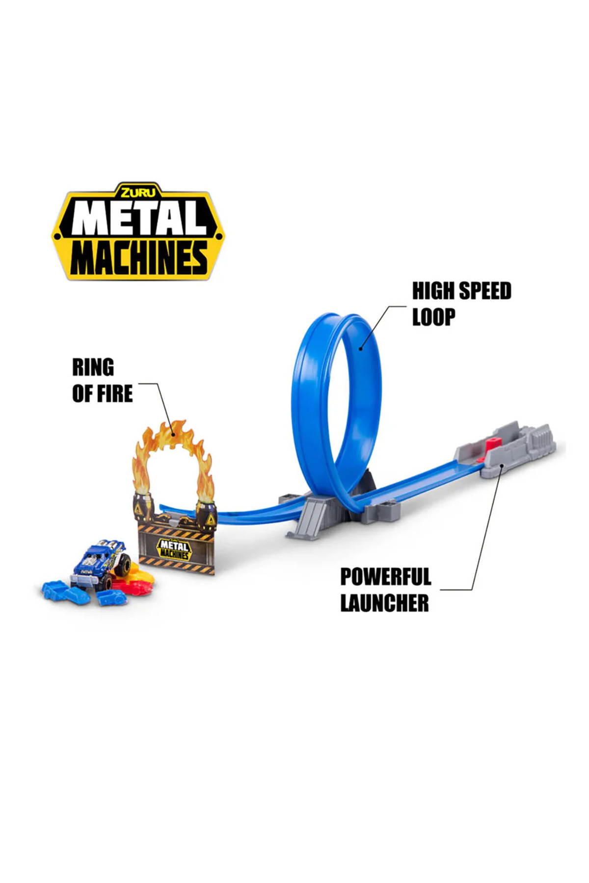 Zuru METAL MACHİNES ROAD RAMPAGE KIZGIN YOL OYUN SETİ 4+ - Fiyatı