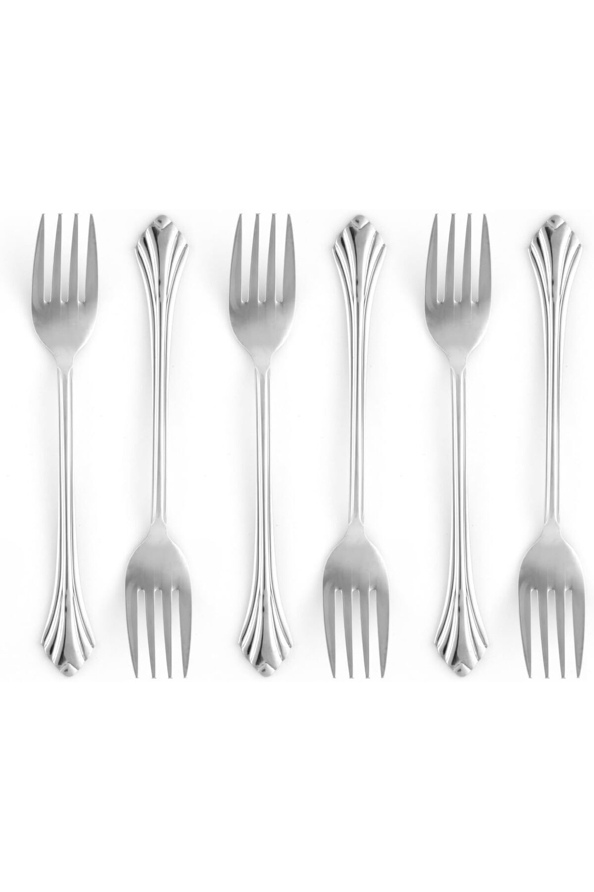ALSAIF-K2230506/df Stainless Steel Eating Forks 6-piece Set, Silver 1